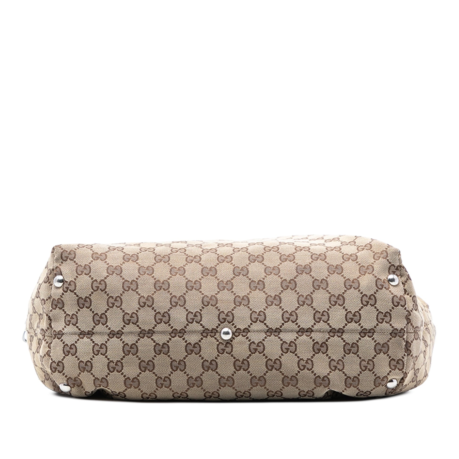 Gucci Medium GG Canvas Icon Bit Tote