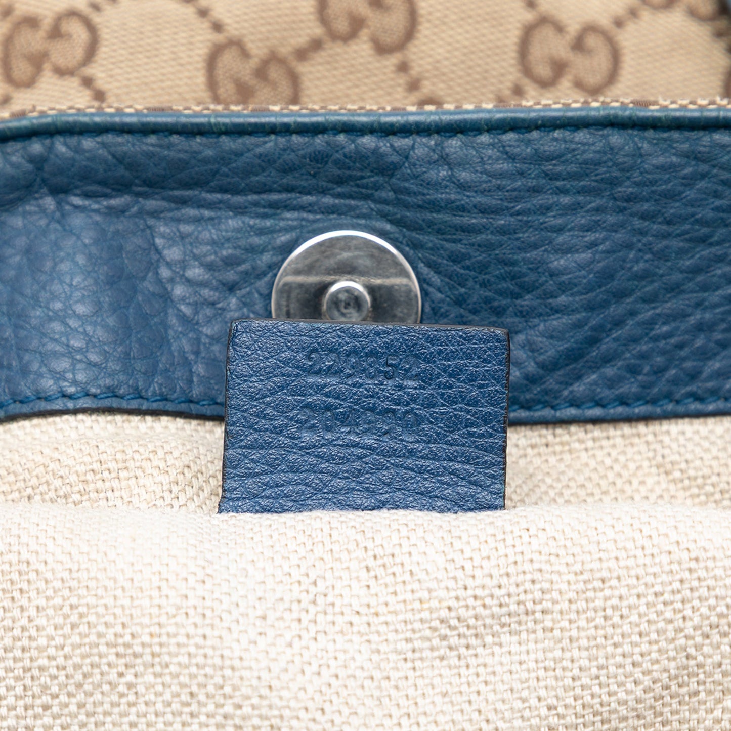Gucci Medium GG Canvas Icon Bit Tote