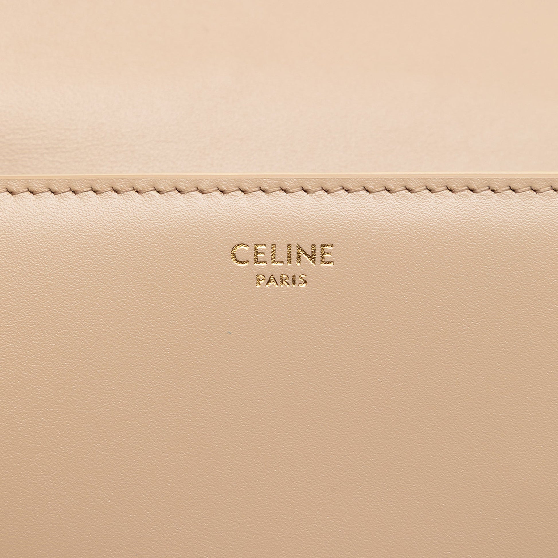 Celine Medium Calfskin Triomphe Frame Crossbody
