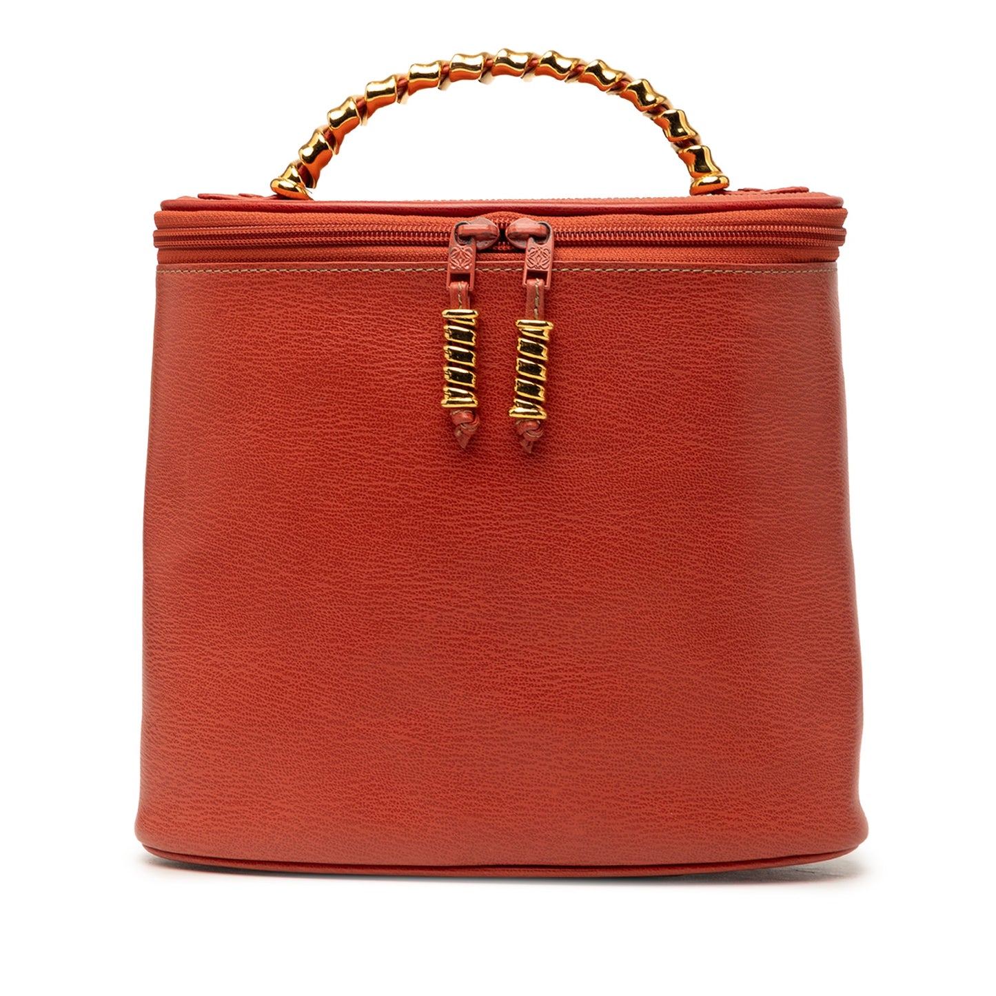 LOEWE Leather Velasquez Twist Vanity Bag