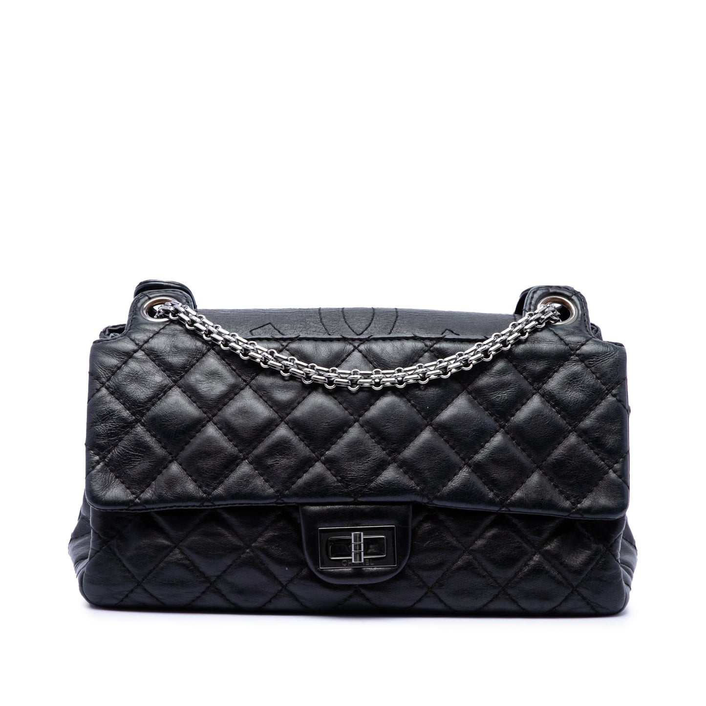 Chanel Quilted Aged Calfskin Reissue 2.55 Double Flap 226