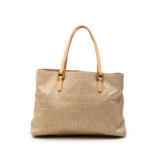 Fendi Zucchino Canvas Shopping Tote