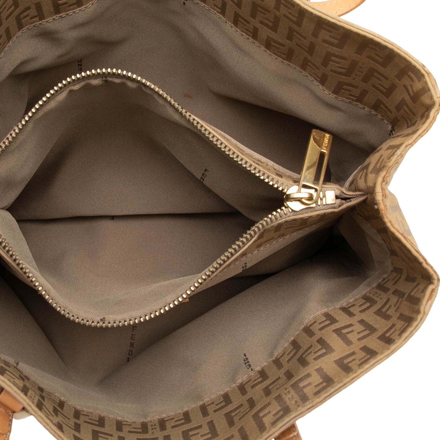 Fendi Zucchino Canvas Shopping Tote