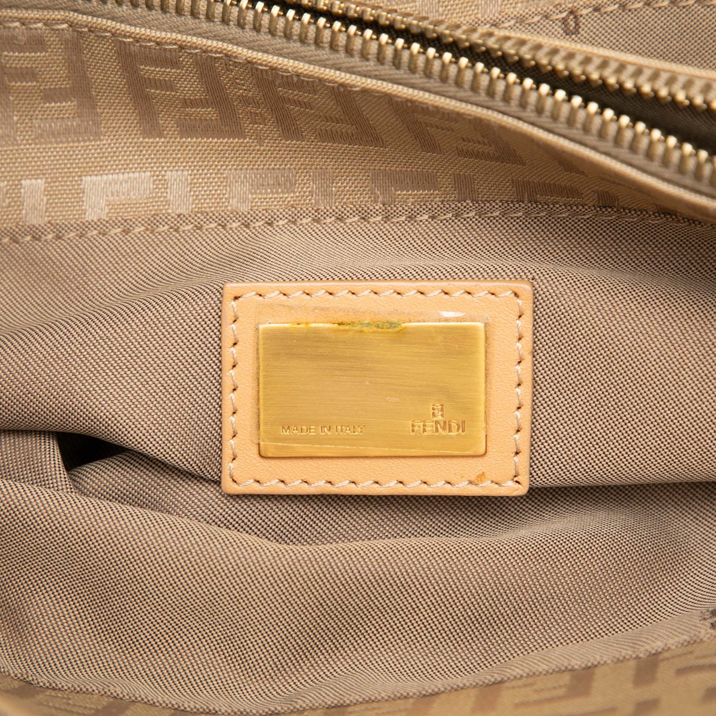 Fendi Zucchino Canvas Shopping Tote