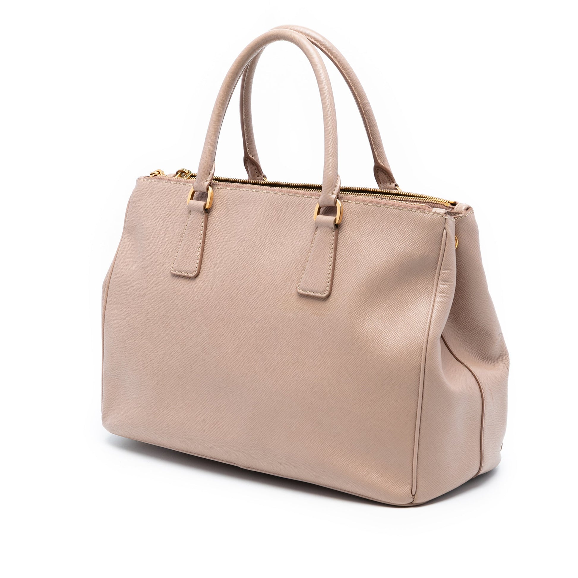 Prada Medium Saffiano Lux Galleria Double Zip Tote
