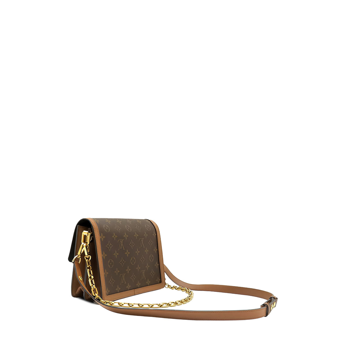 Louis Vuitton Monogram Reverse Dauphine MM — Brown