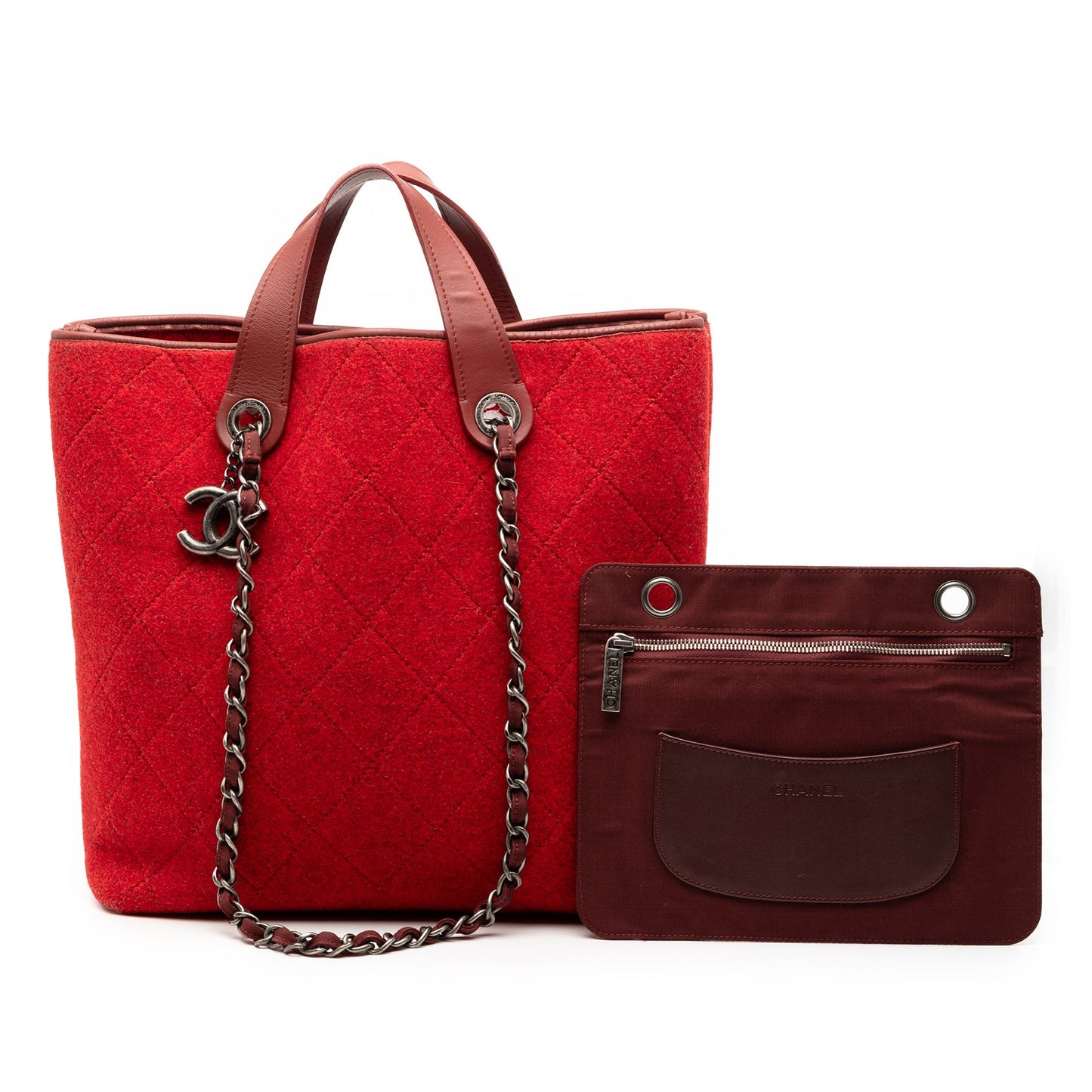 Chanel Medium CC Quilted Felt Pop Tote