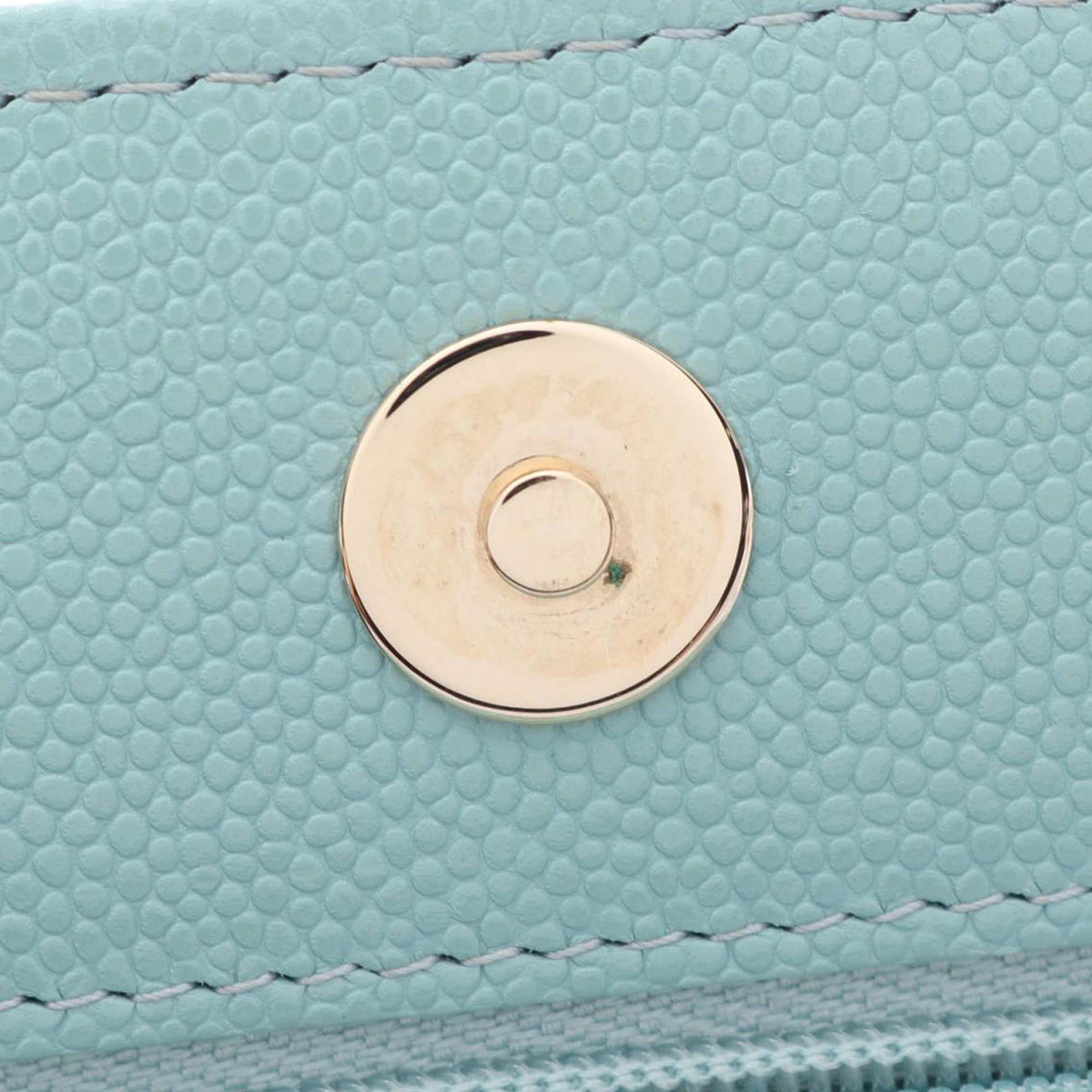 Chanel CC Quilted Caviar Wallet on Chain