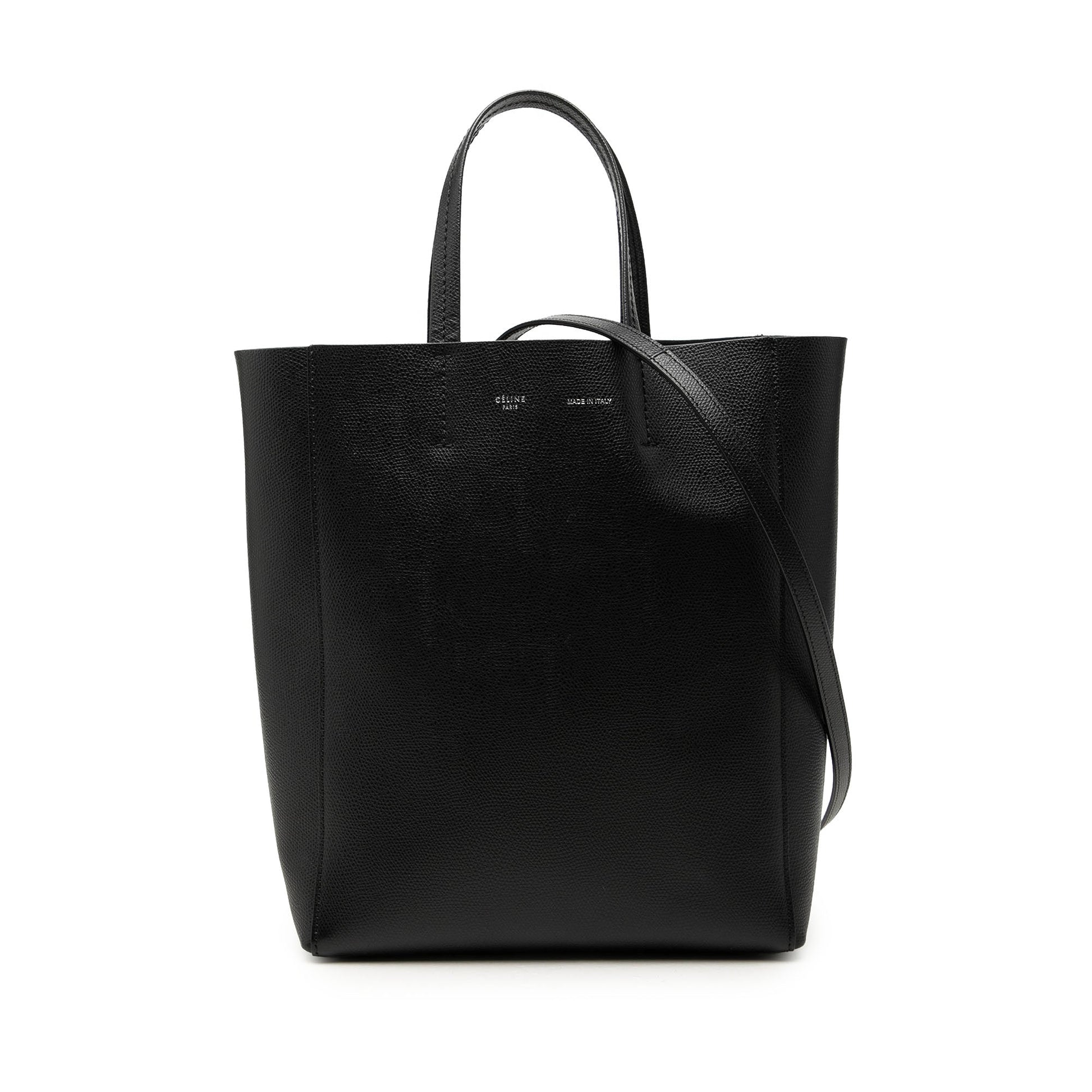 Celine Small Grained Calfskin Vertical Cabas Tote