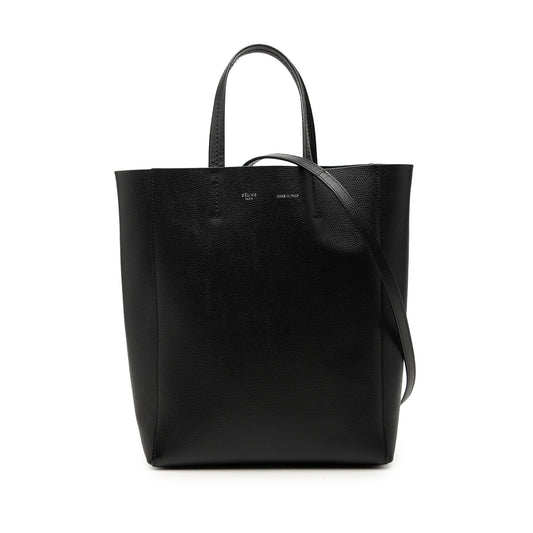 Celine Small Grained Calfskin Vertical Cabas Tote