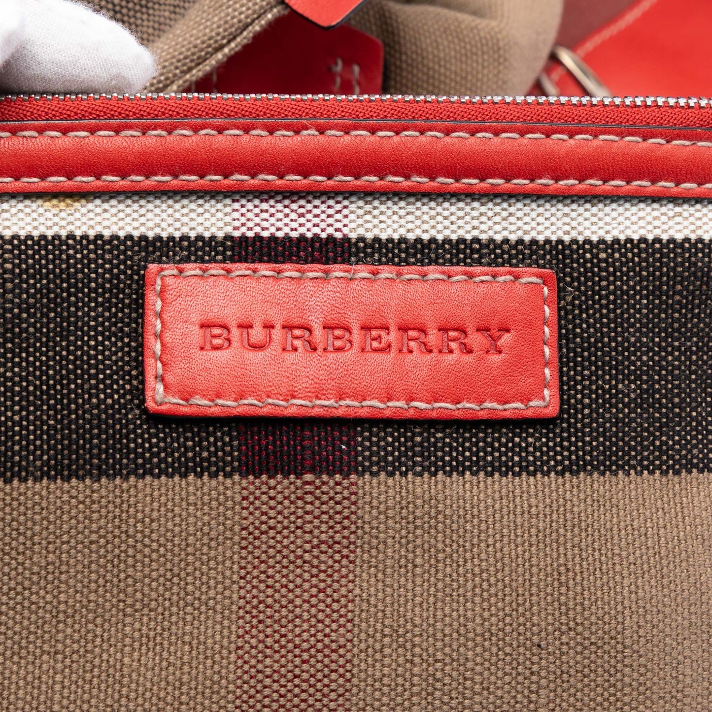 Burberry Mega Check Canvas Maidstone Tote