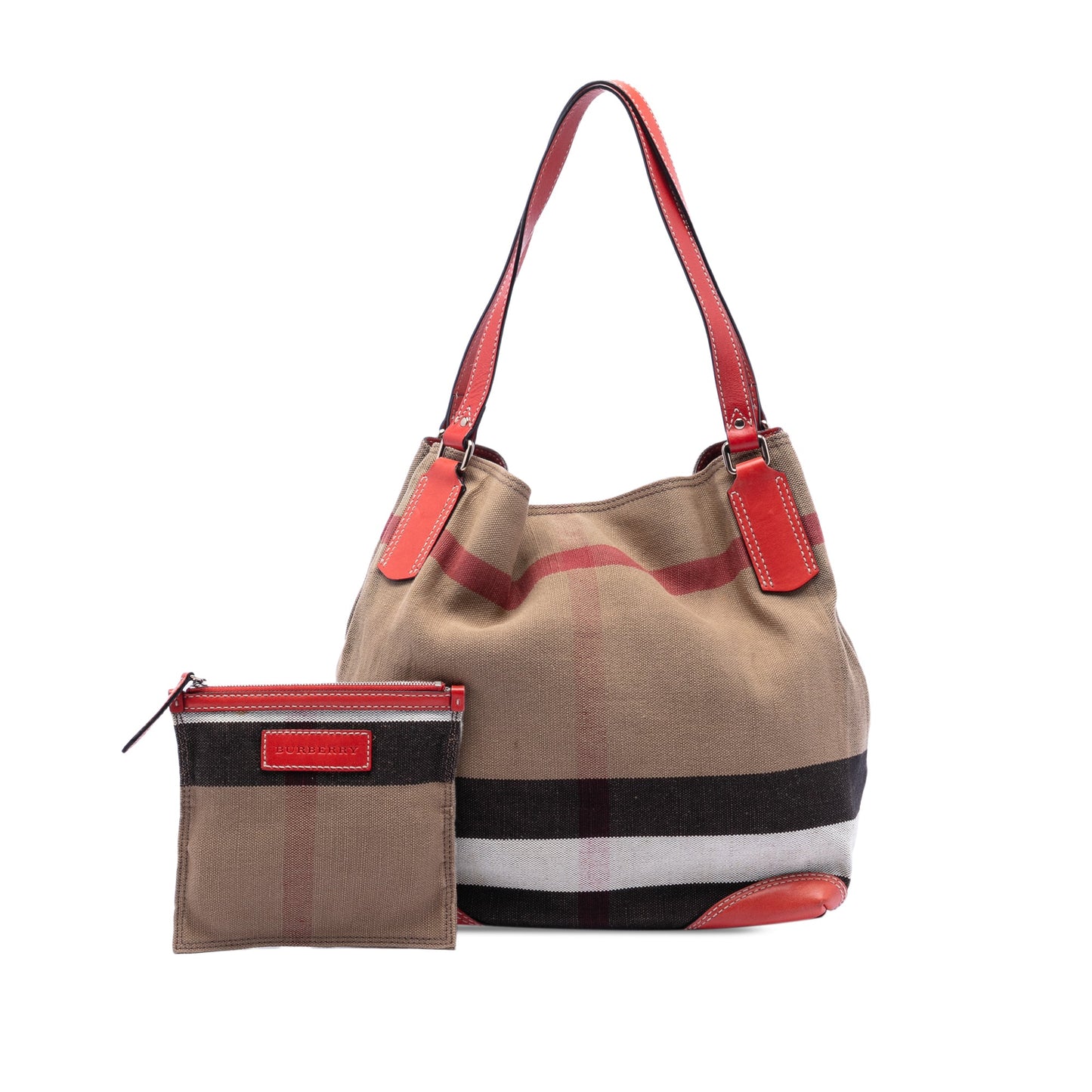 Burberry Mega Check Canvas Maidstone Tote