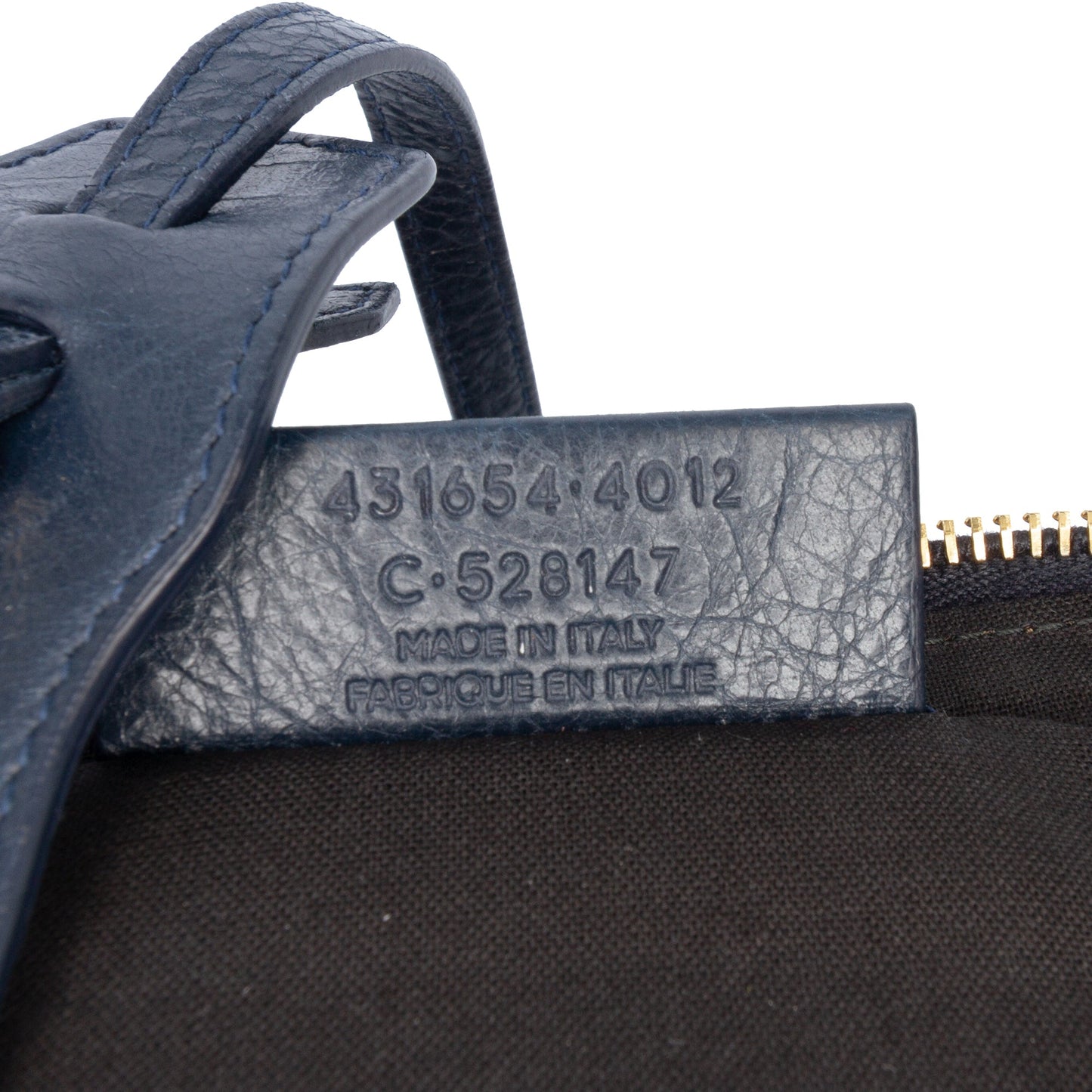 Balenciaga Lambskin Motocross Classic Phone Holder Bag