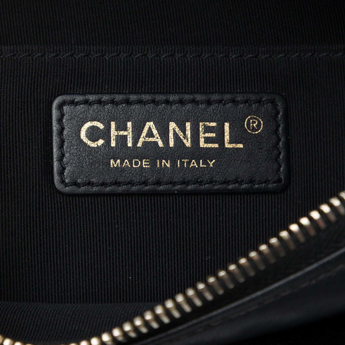 Chanel Quilted Lambskin Classic Bi Waist Bag — Black