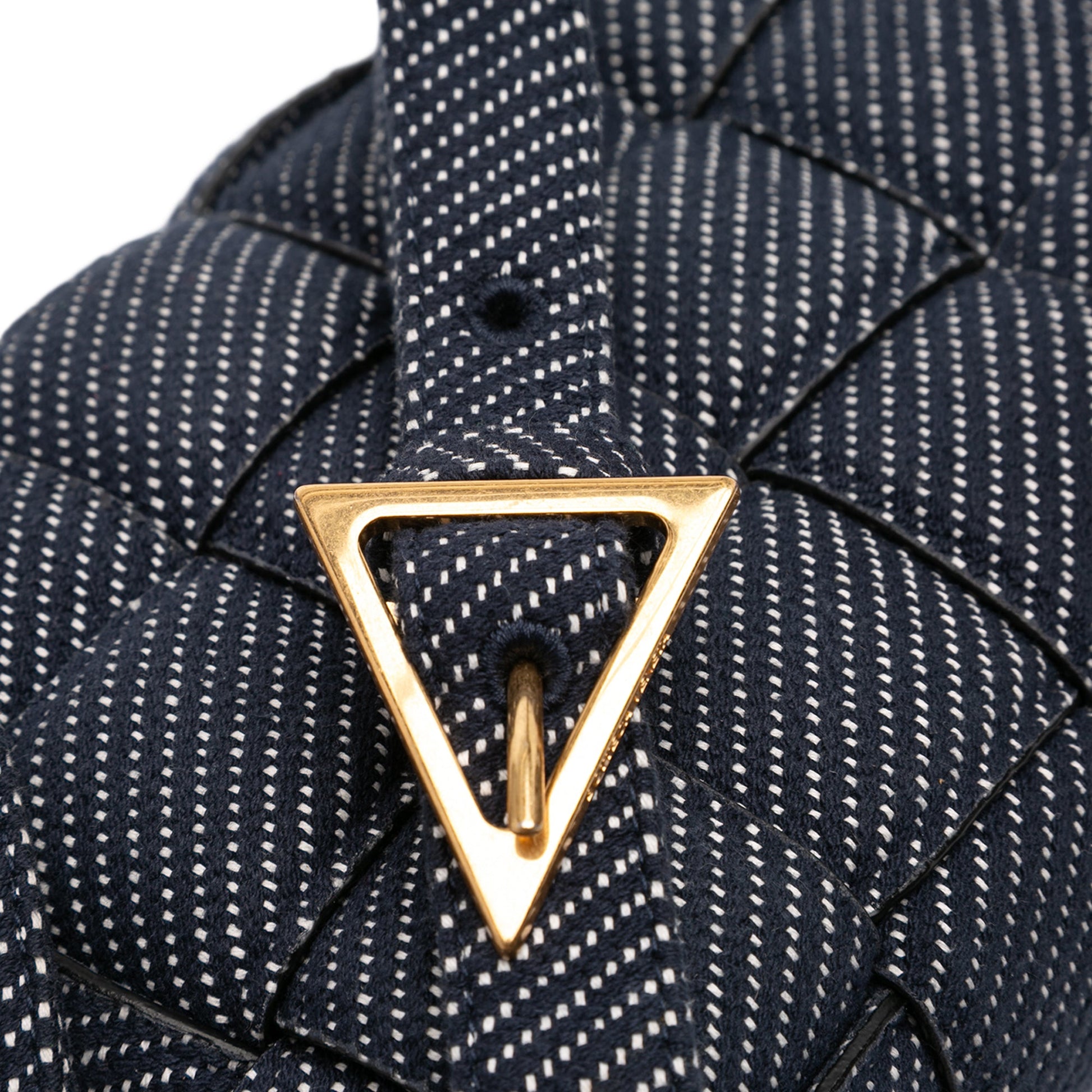 Bottega Veneta Denim Intrecciato Cassette Padded Crossbody