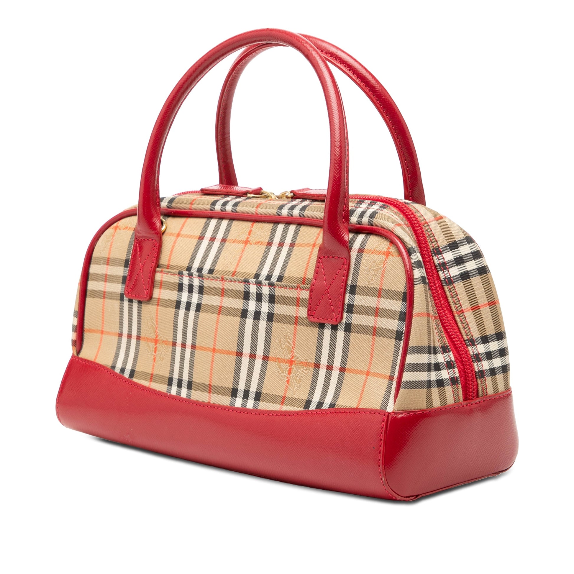 Burberry Haymarket Check Canvas Handbag