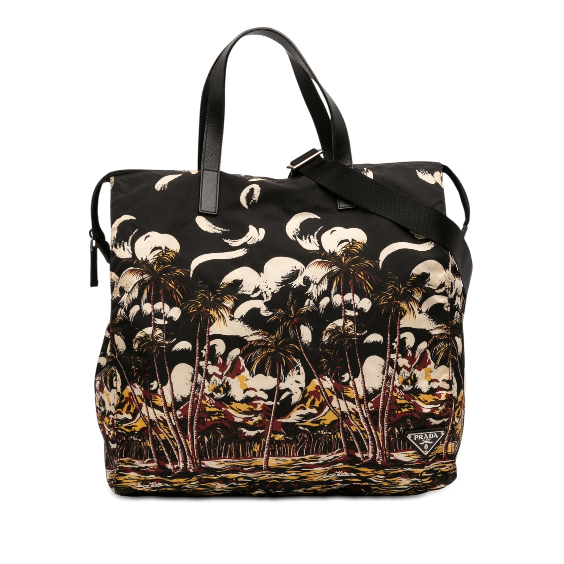 Prada Tessuto Stampato Satchel