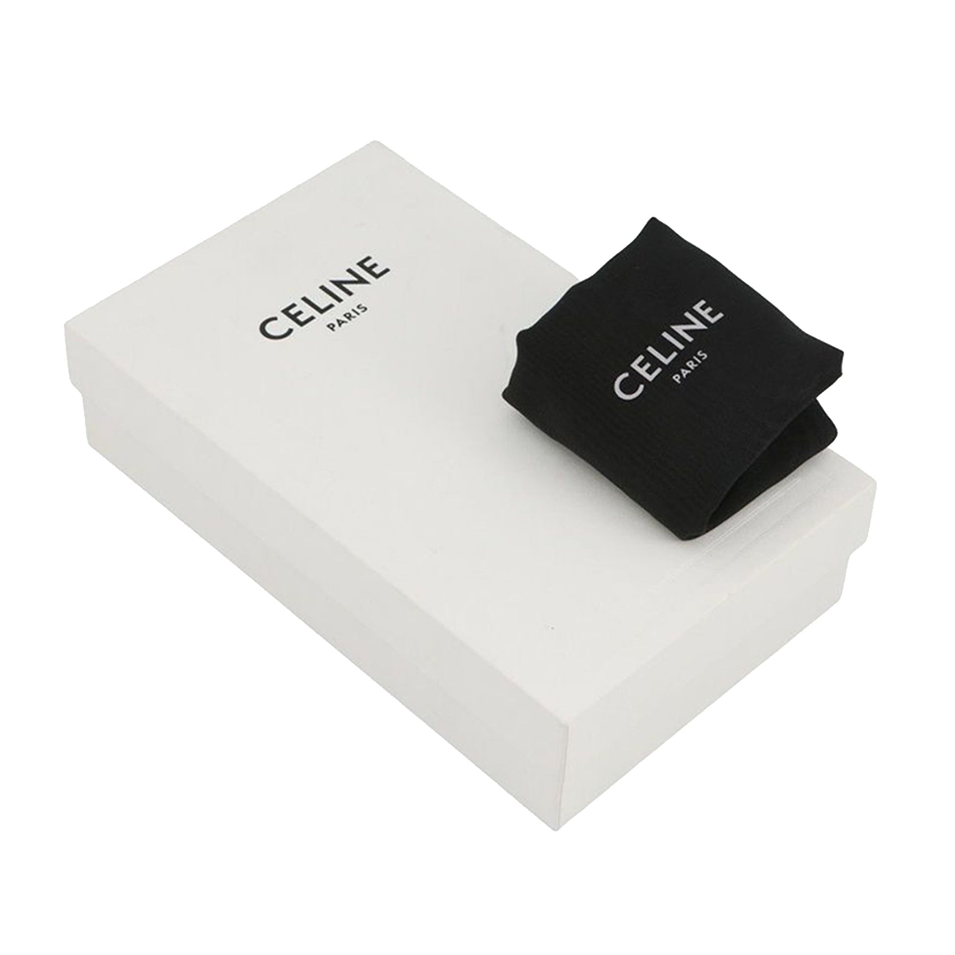 Celine Bicolor Leather C Bag Wallet On Chain