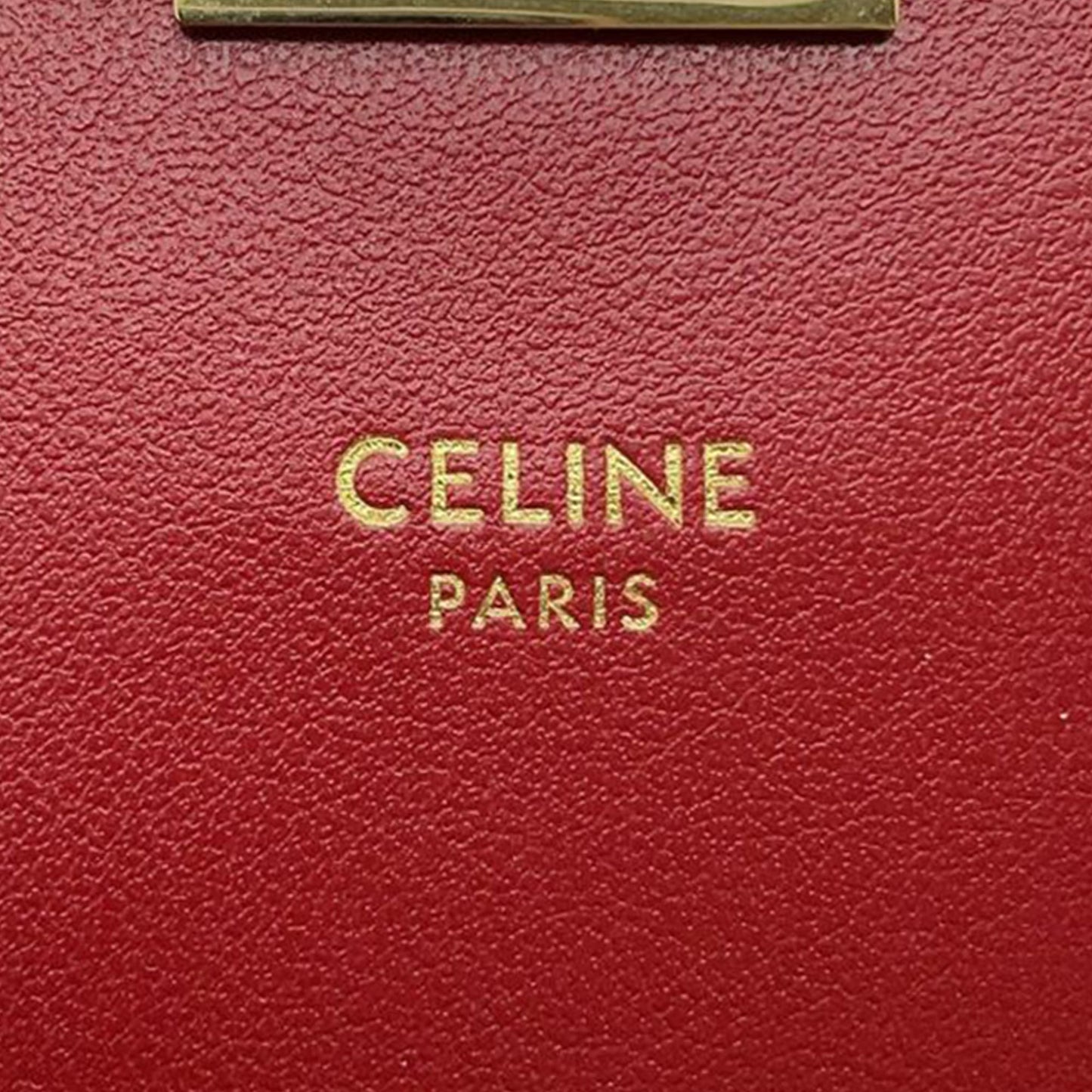 Celine Bicolor Leather C Bag Wallet On Chain