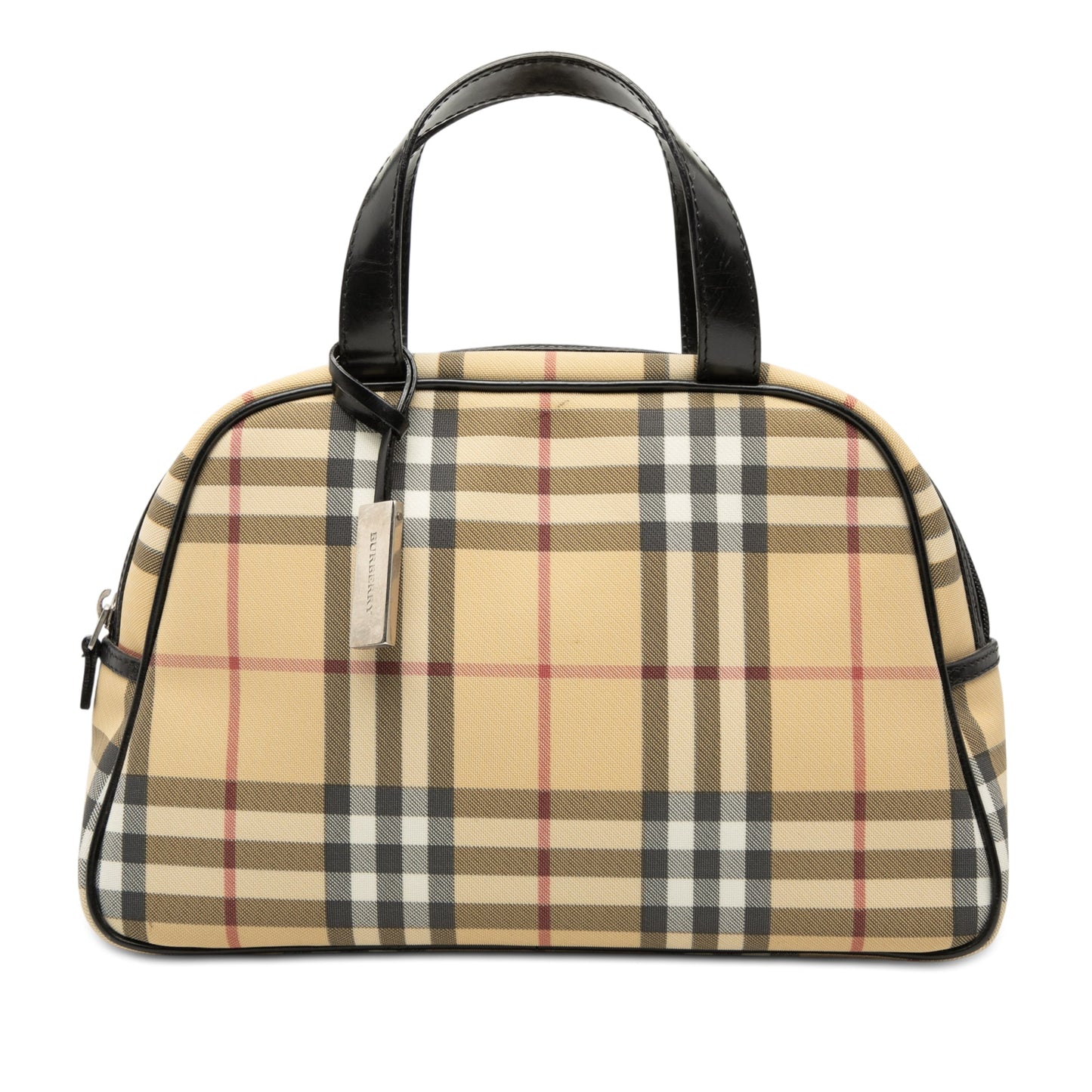 Burberry House Check Coated Canvas Handbag