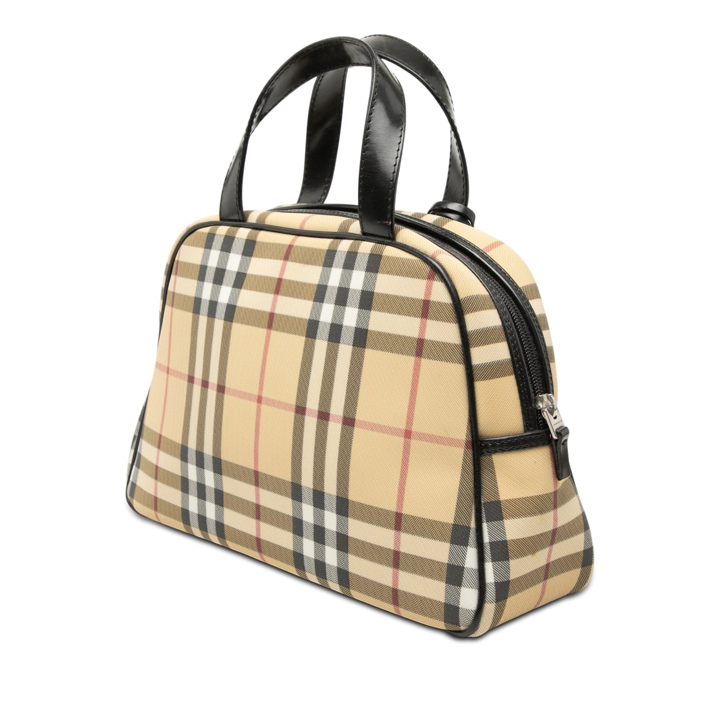 Burberry House Check Coated Canvas Handbag