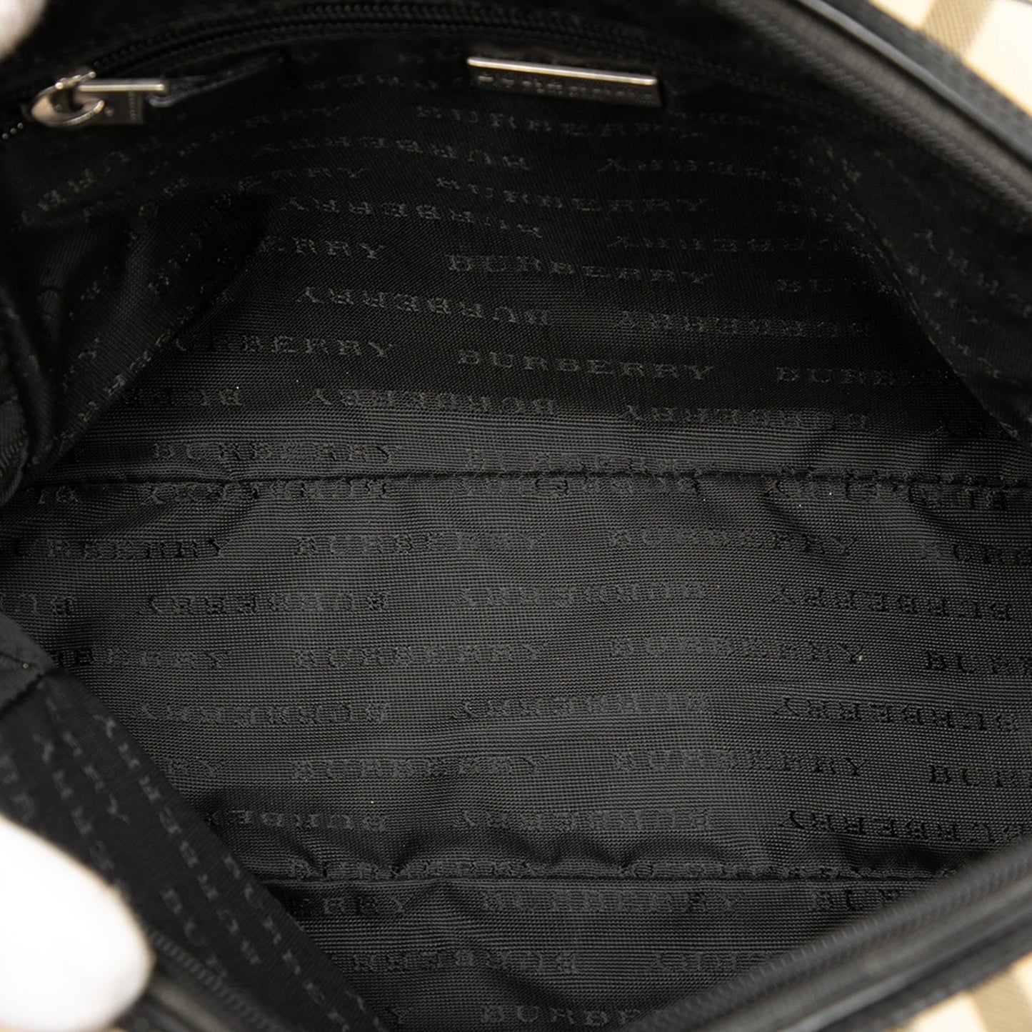 Burberry House Check Coated Canvas Handbag