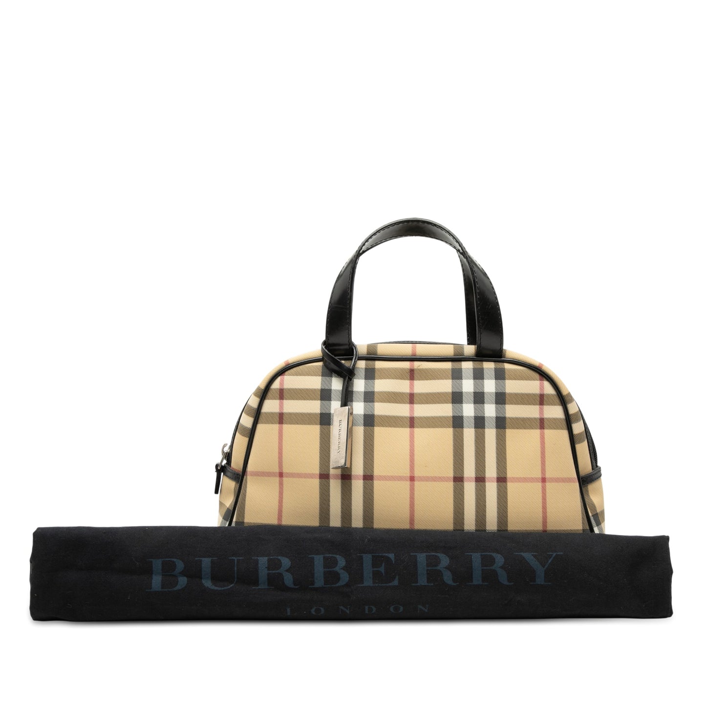 Burberry House Check Coated Canvas Handbag