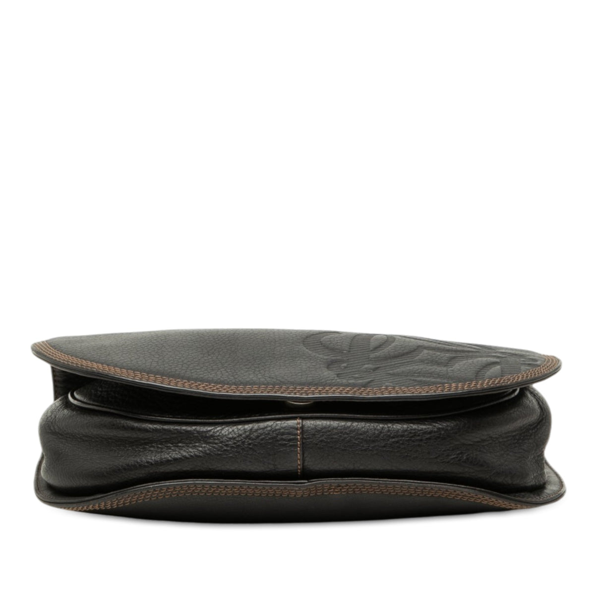LOEWE Leather Anagram Flap Crossbody