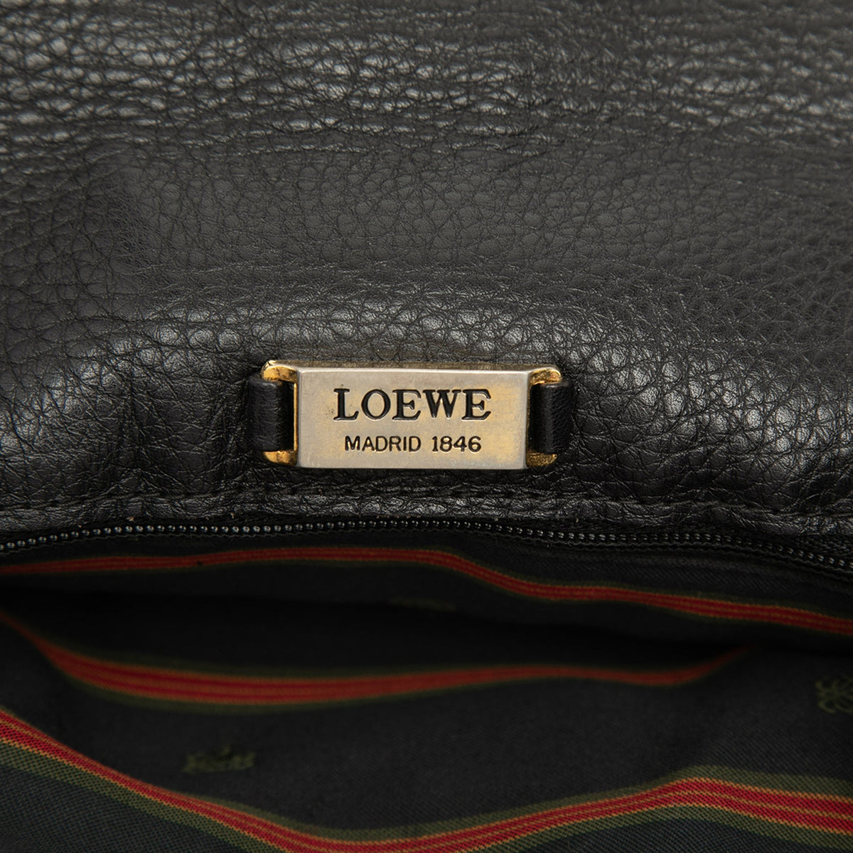 LOEWE Leather Anagram Flap Crossbody