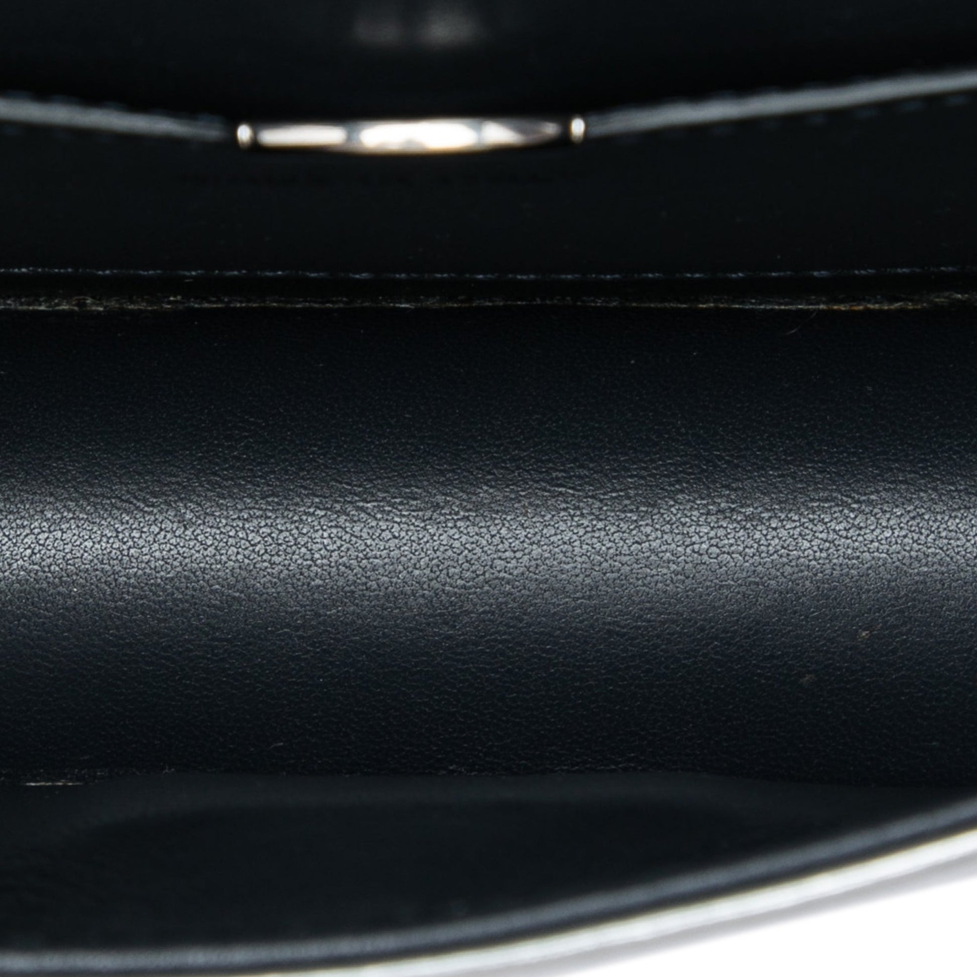 Dior Mini Metallic Patent Microcannage Diorama Flap