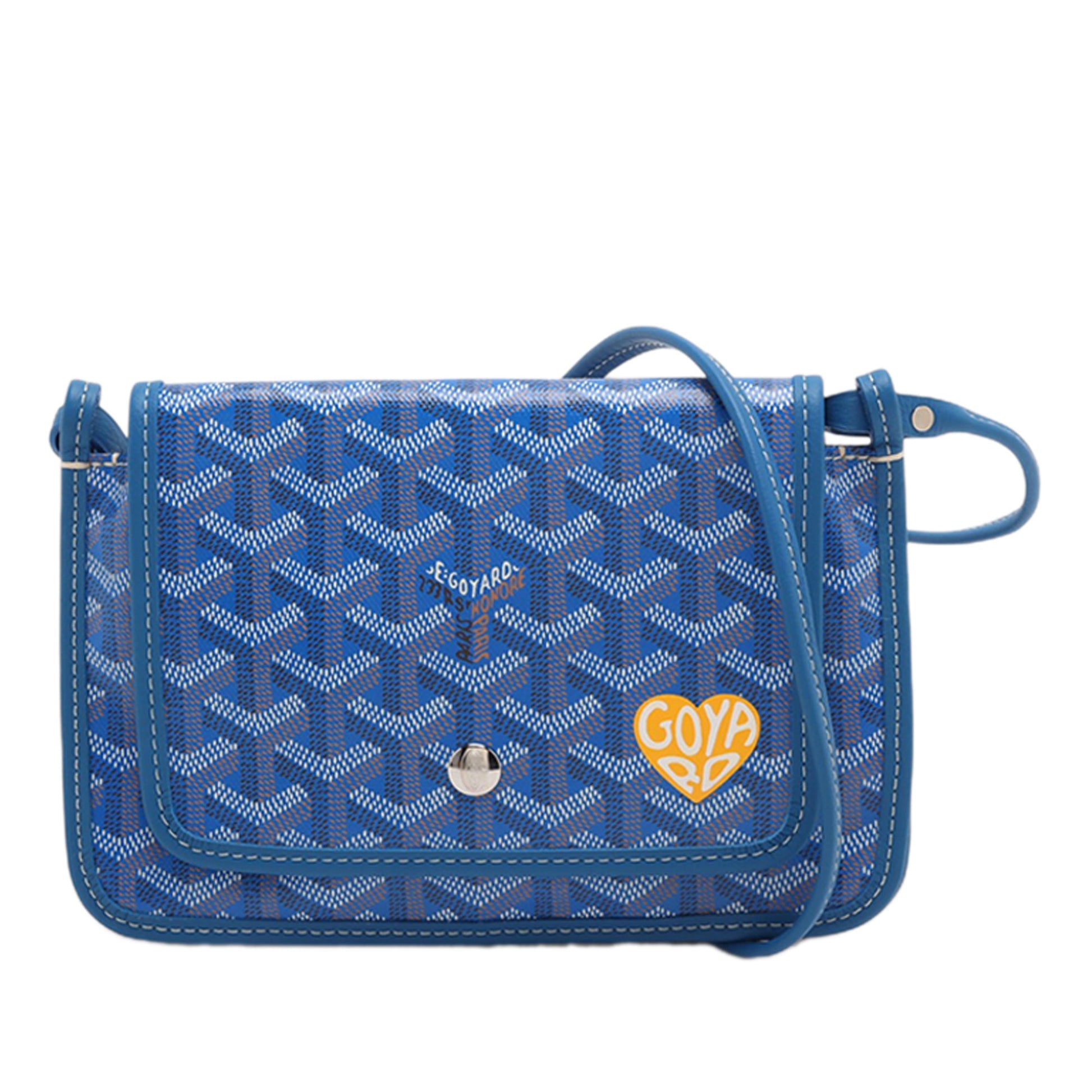 Goyard Goyardine Plumet Heart Pocket Wallet