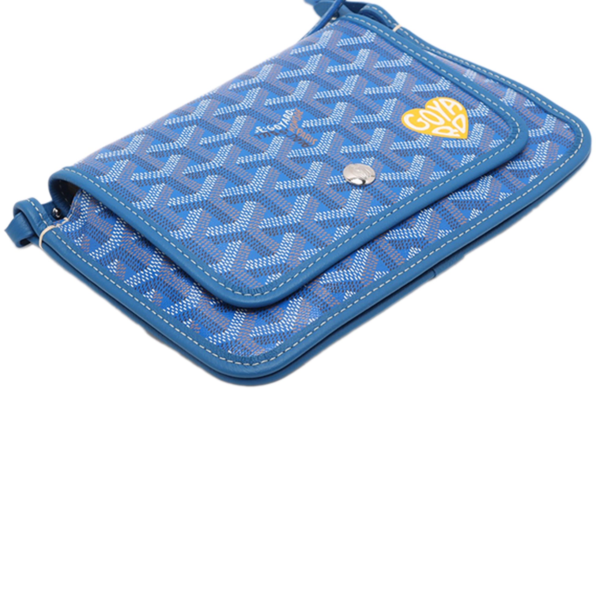 Goyard Goyardine Plumet Heart Pocket Wallet
