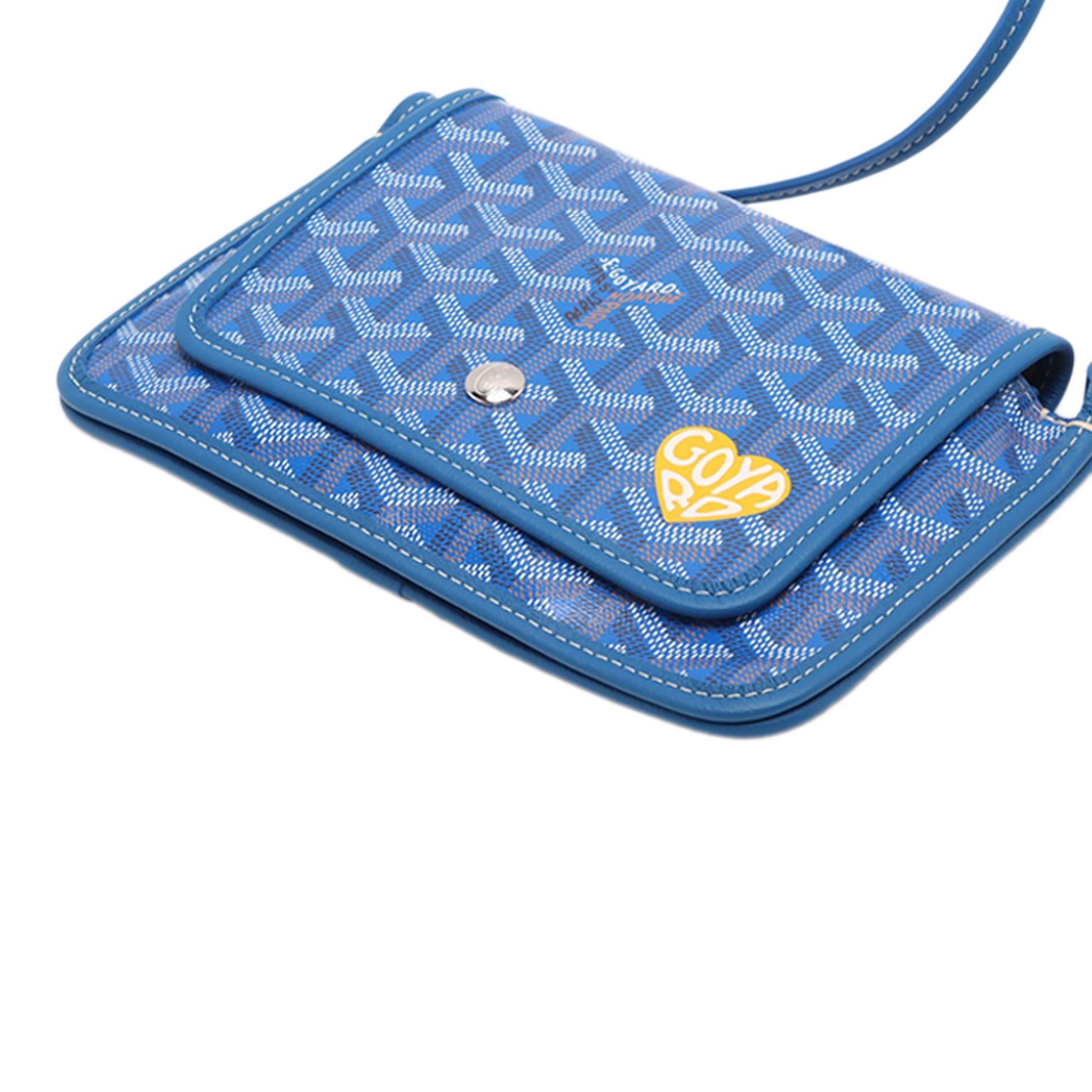 Goyard Goyardine Plumet Heart Pocket Wallet