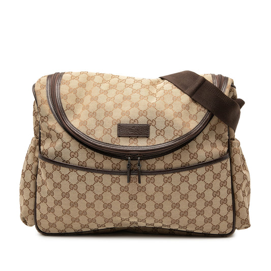 Gucci GG Canvas Diaper Bag