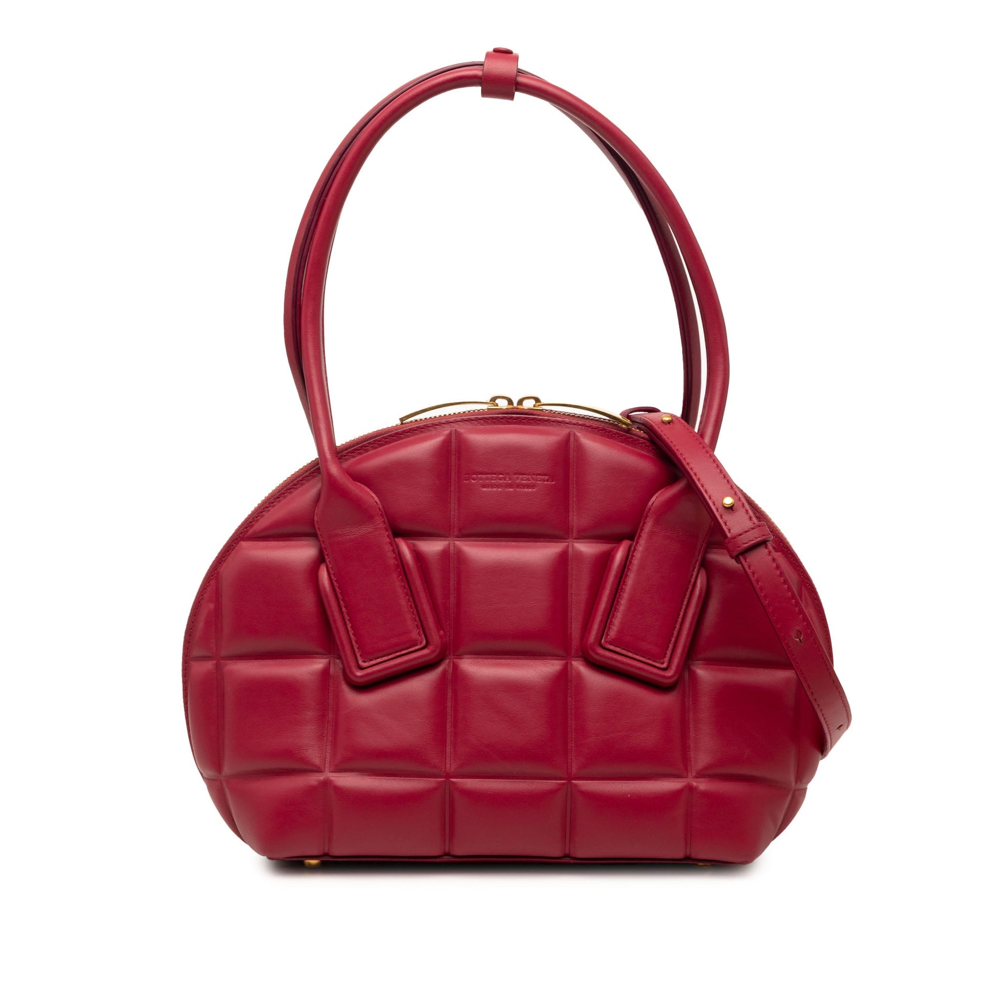 Bottega Veneta Small Leather Padded BV Swoop Bag