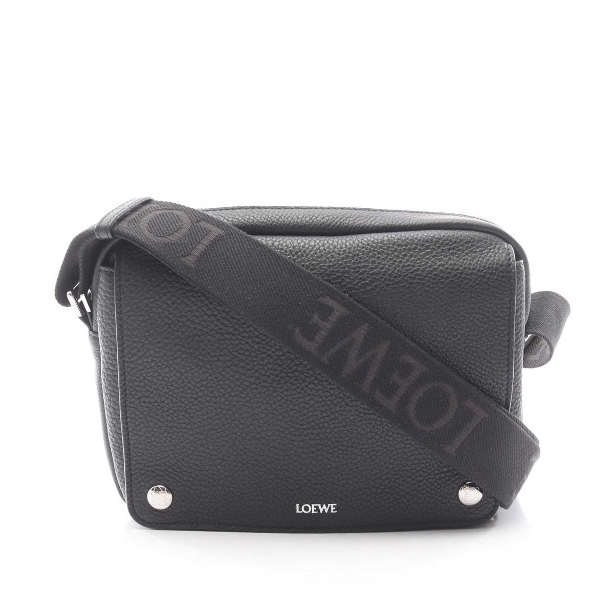 LOEWE Medium Leather Pebble Messenger Bag