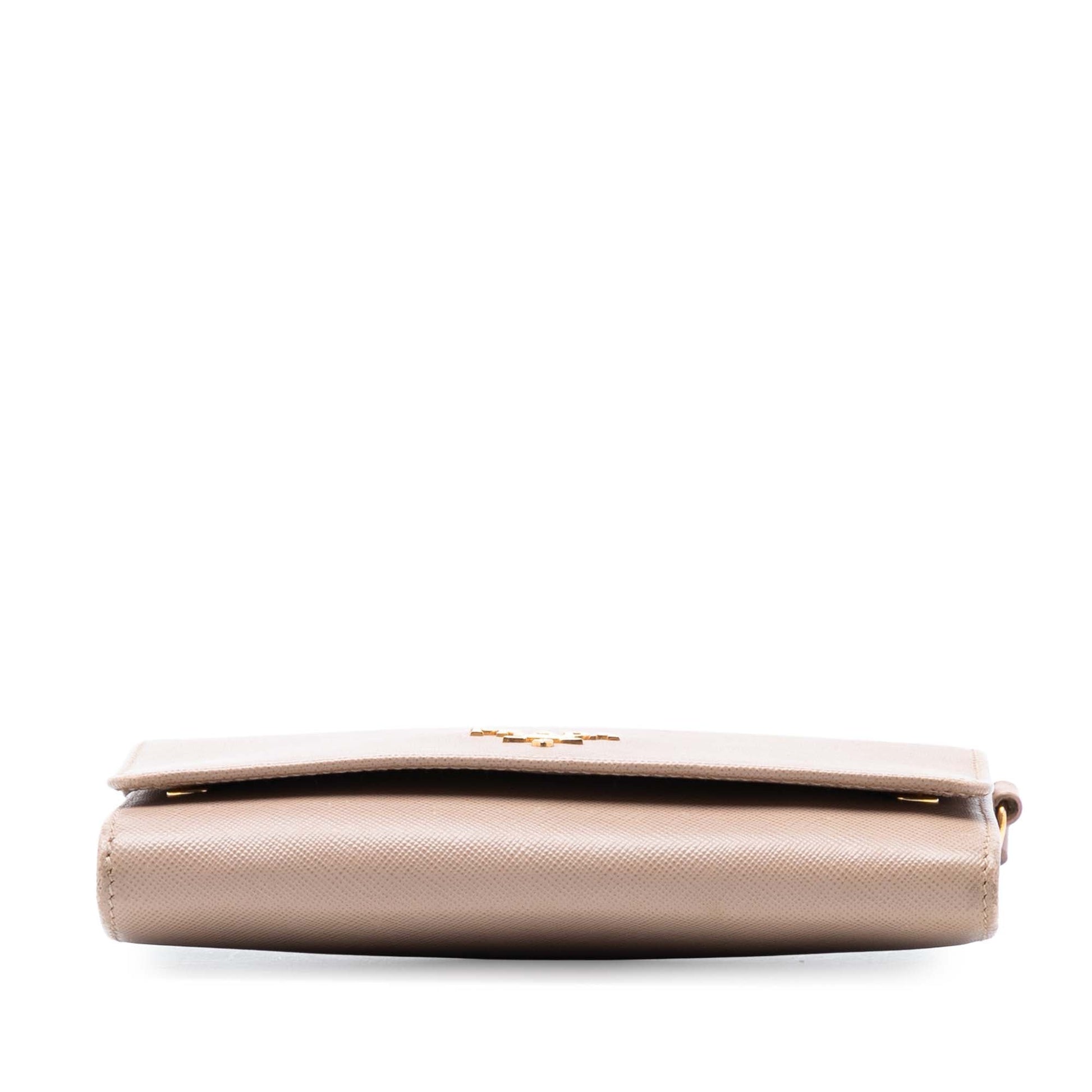 Prada Saffiano Wallet on Strap