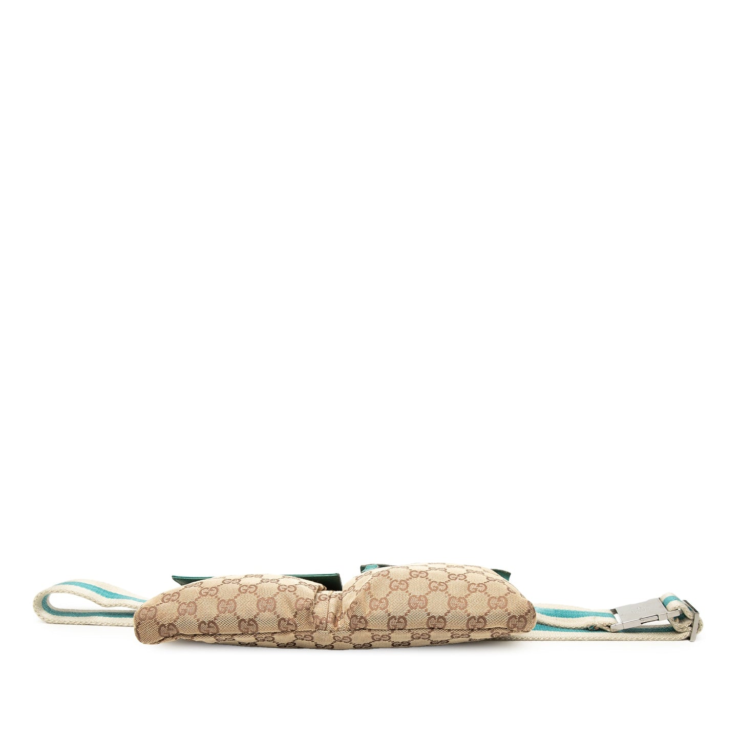 Gucci GG Canvas Web Double Pocket Belt Bag
