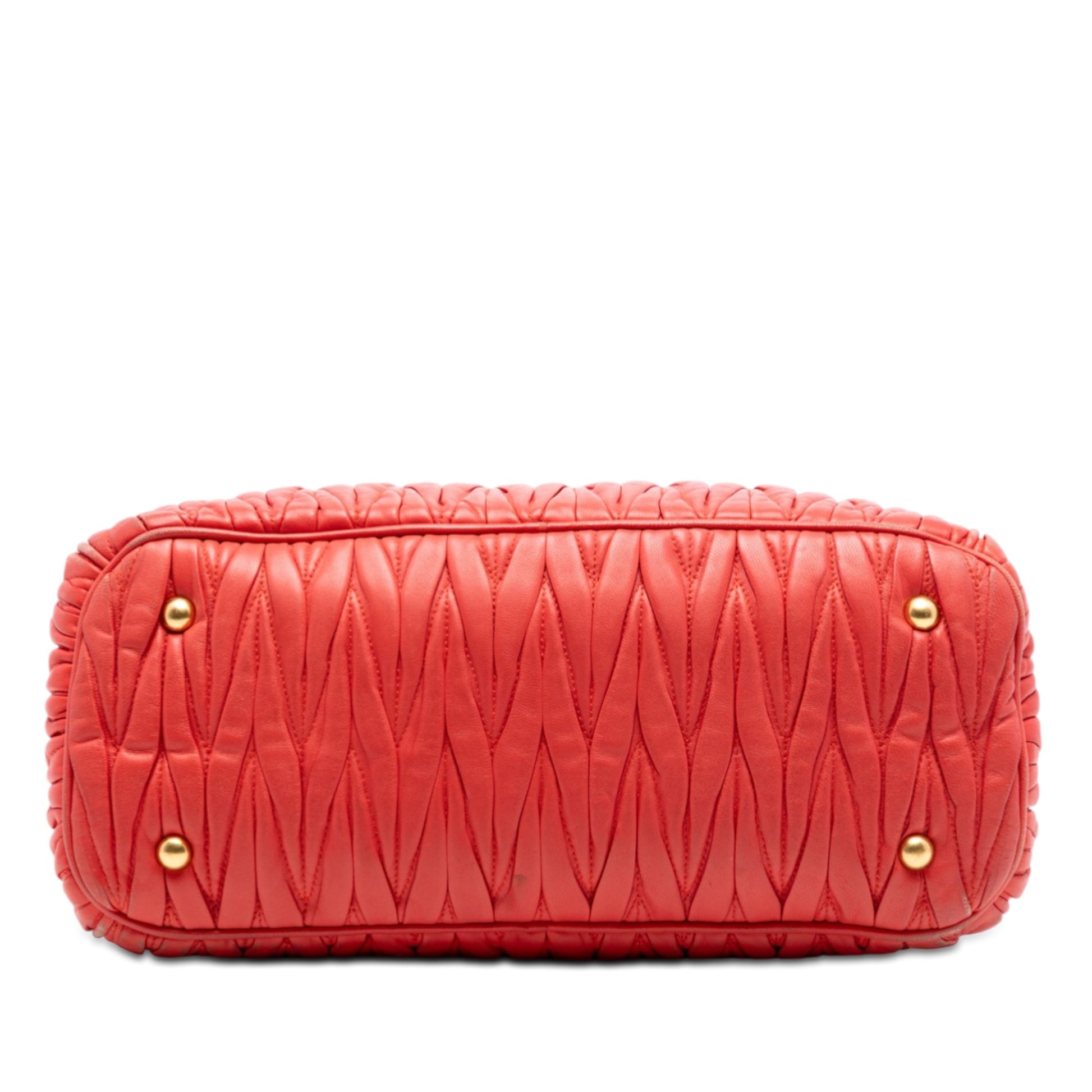 Miu Miu Matelasse Nappa Satchel