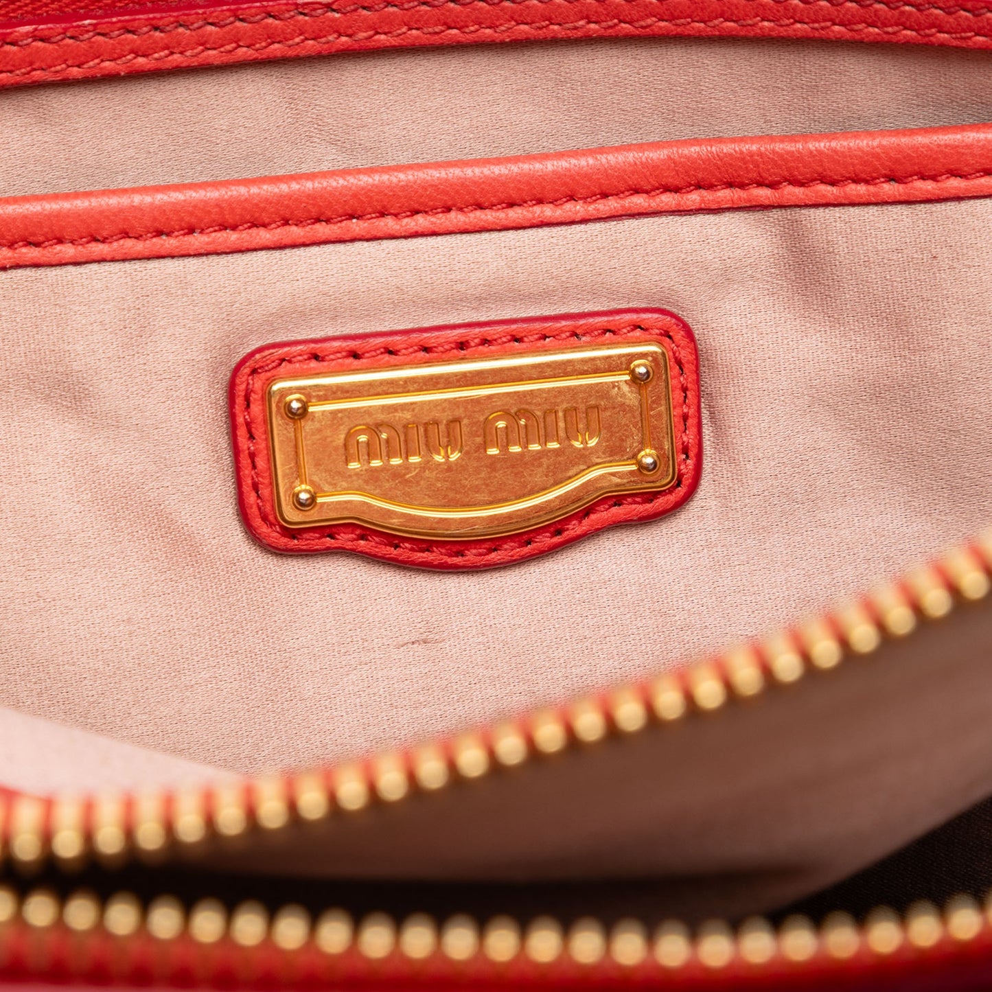 Miu Miu Matelasse Nappa Satchel