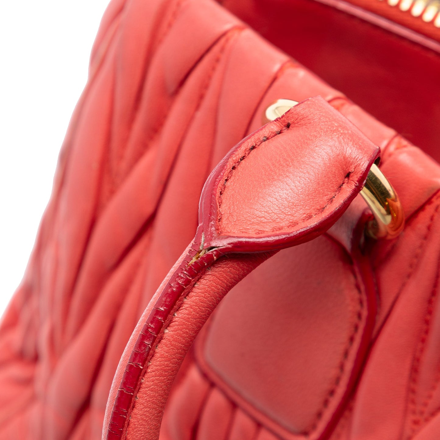 Miu Miu Matelasse Nappa Satchel