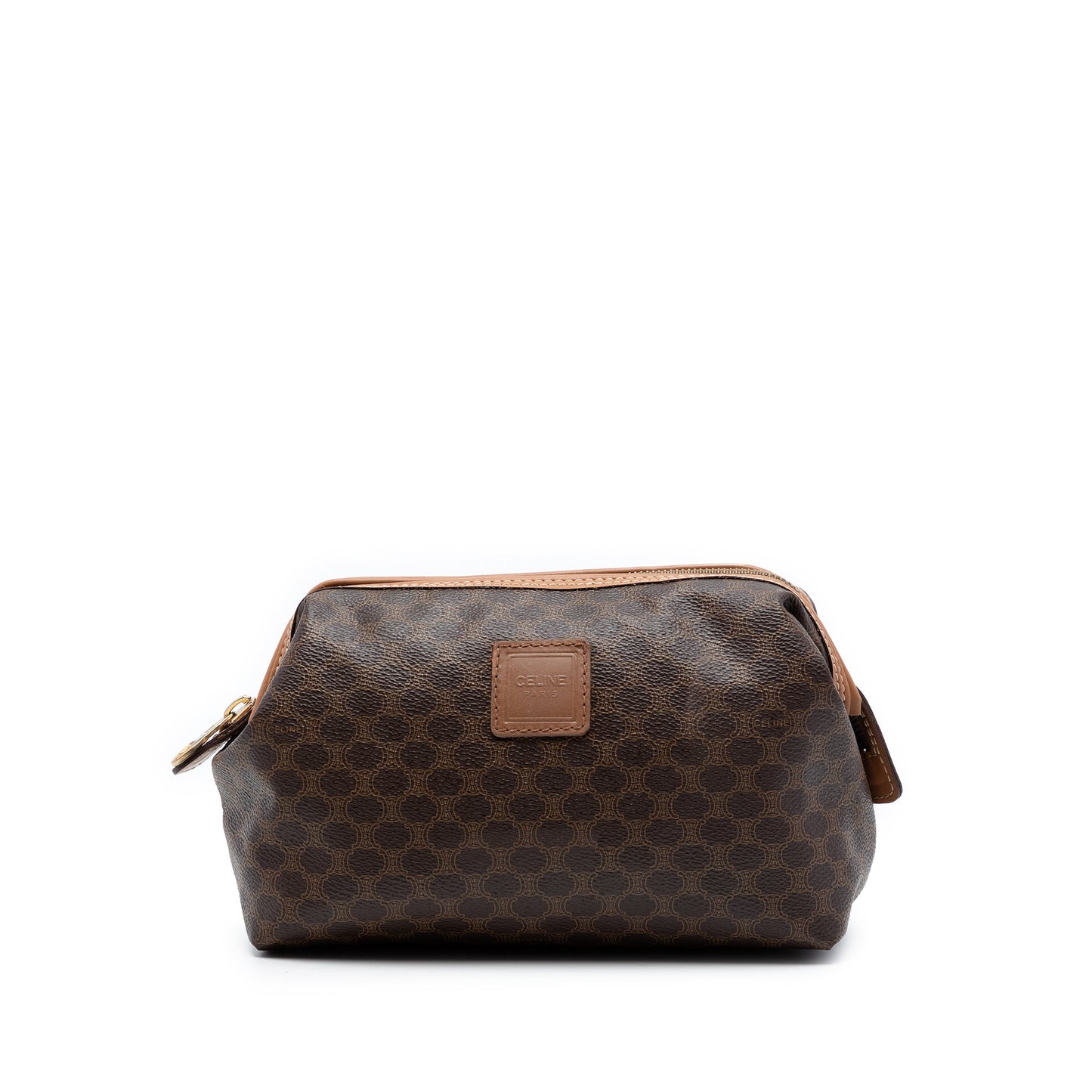 Celine Macadam Coated Canvas Clutch