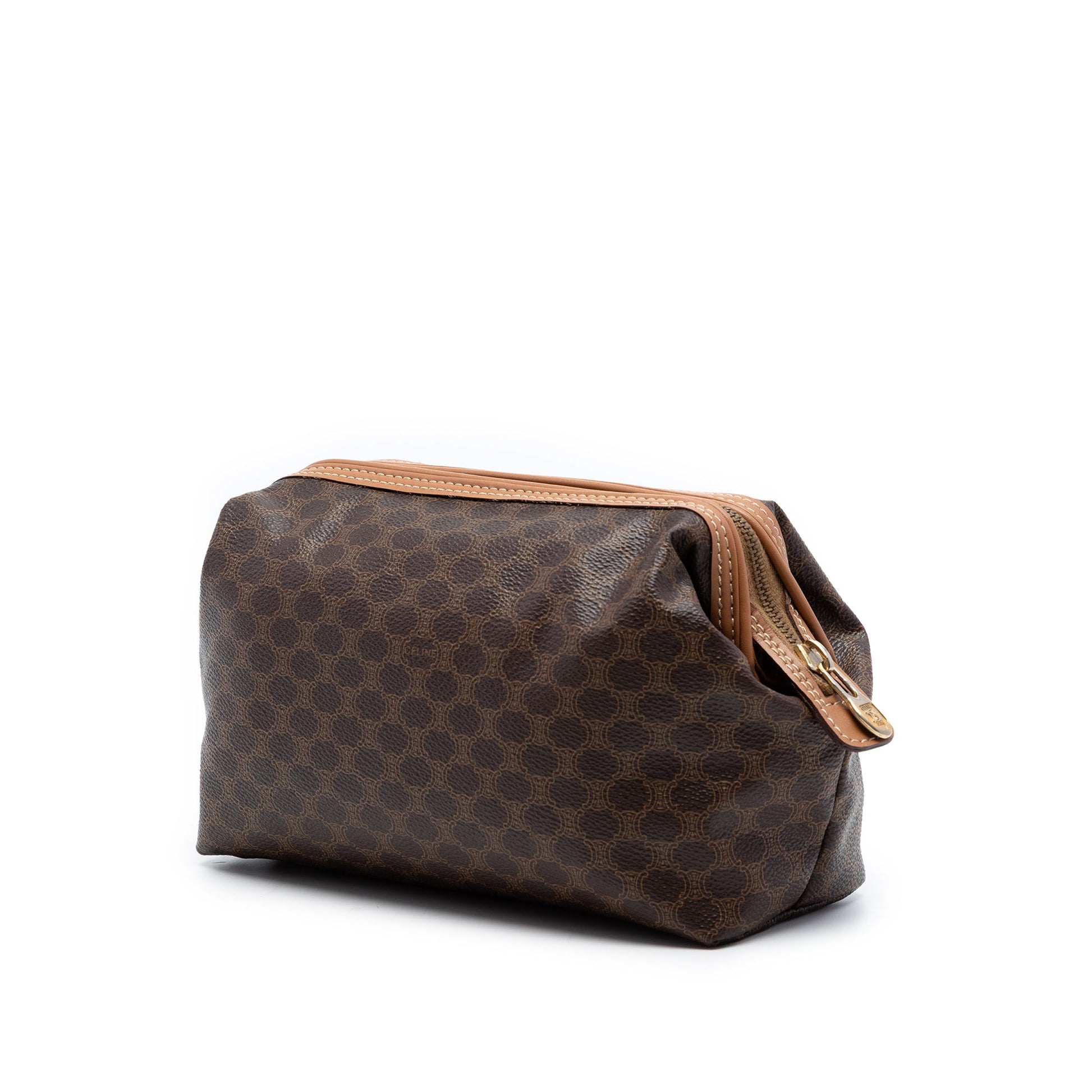 Celine Macadam Coated Canvas Clutch