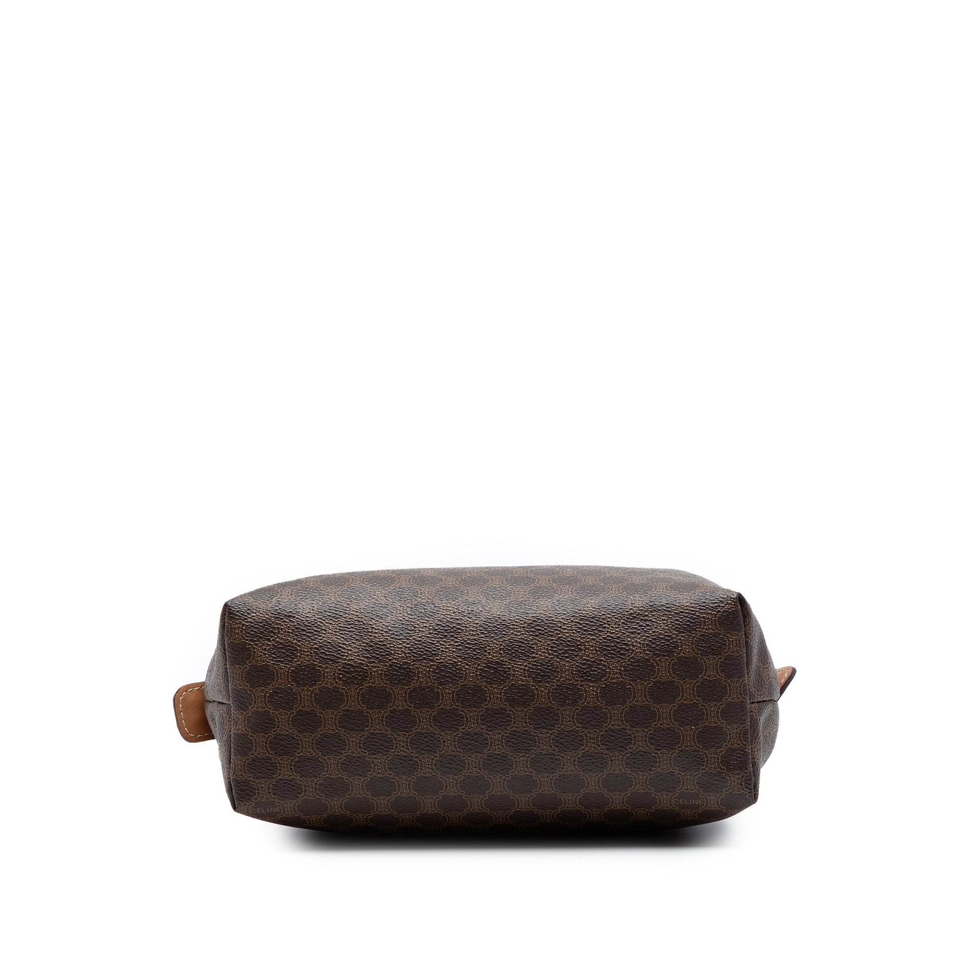 Celine Macadam Coated Canvas Clutch