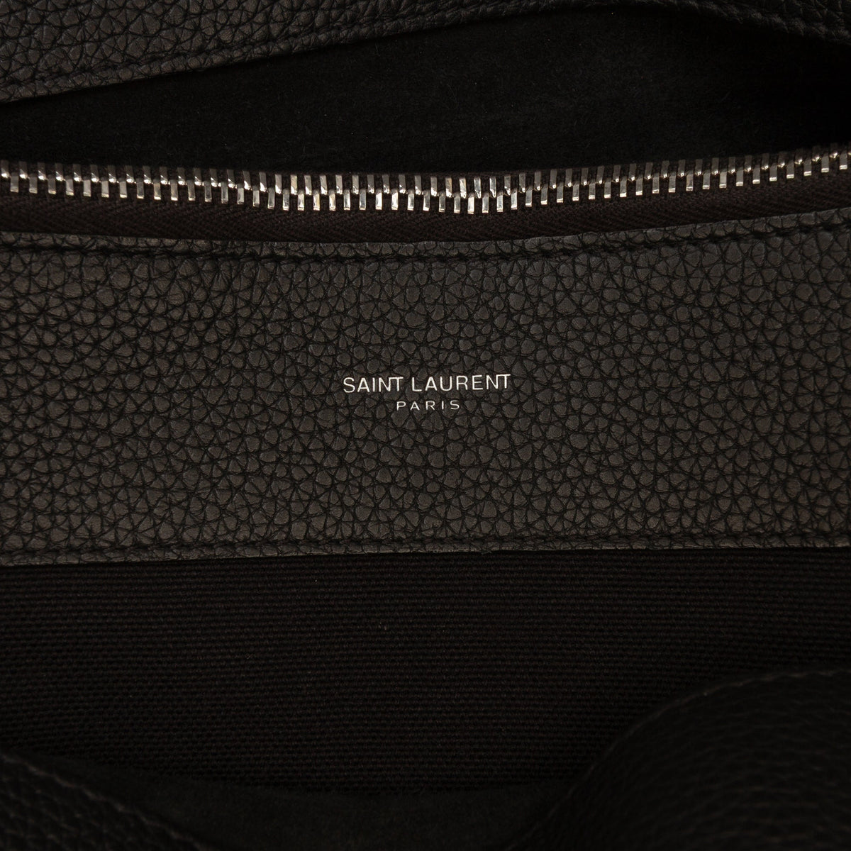 Saint Laurent Large Supple Grained Calfskin Sac De Jour Satchel