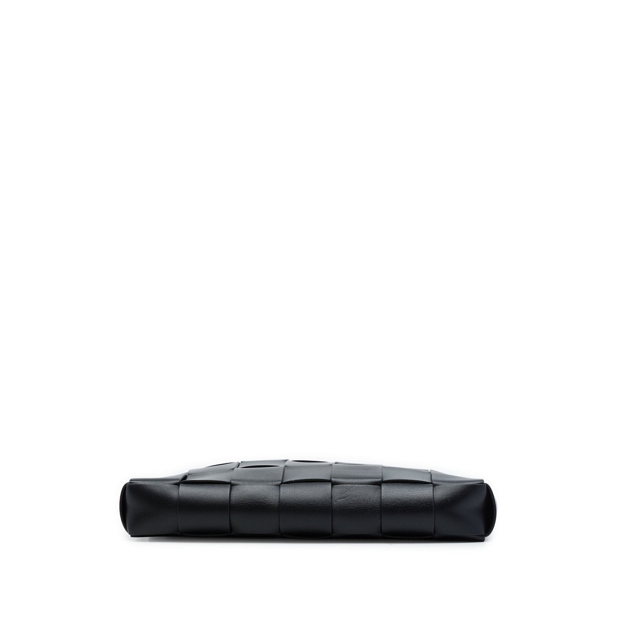 Bottega Veneta Lambskin Maxi Intrecciato The Snap Clutch