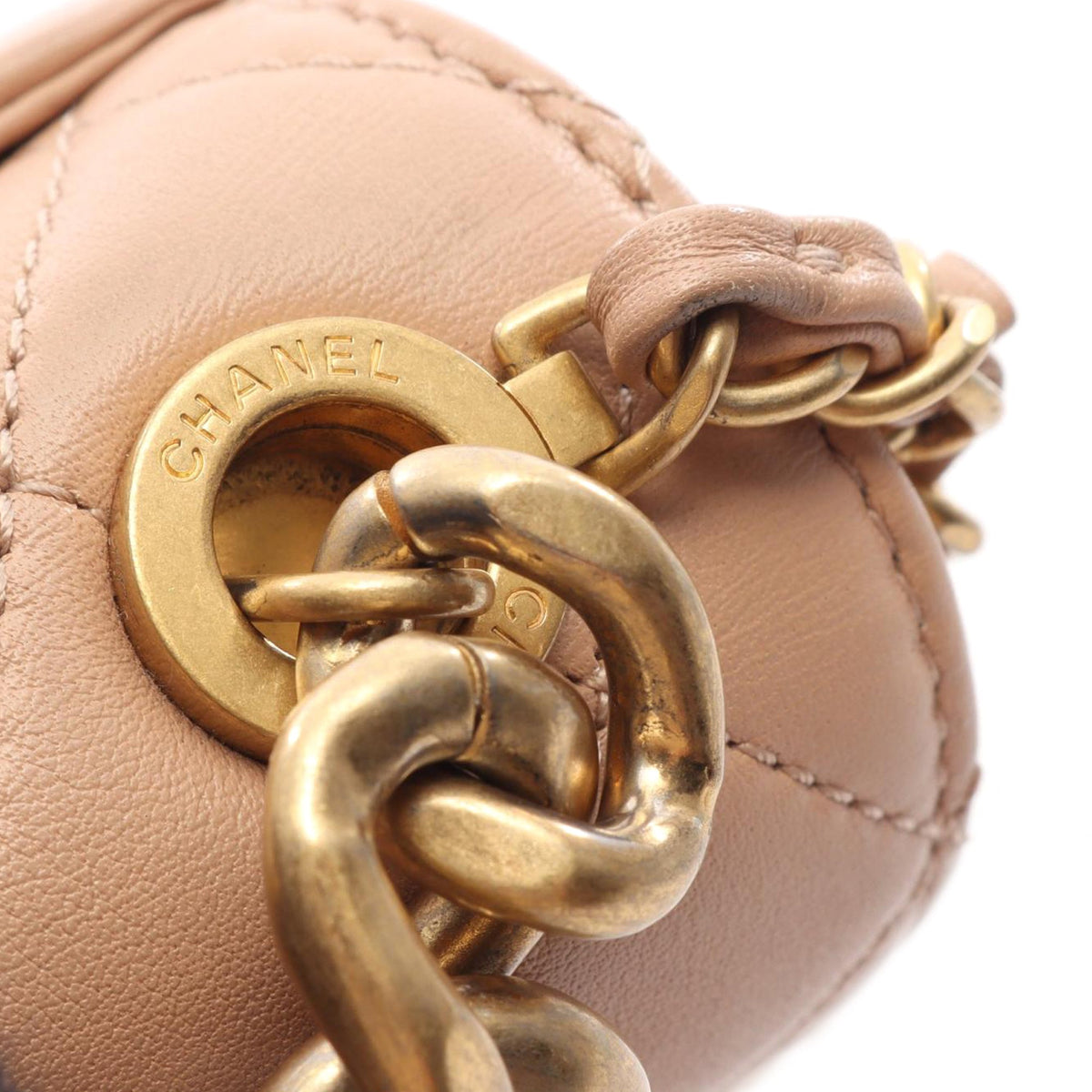 Chanel Quilted Calfskin Pearl Jewel Chain Flap
