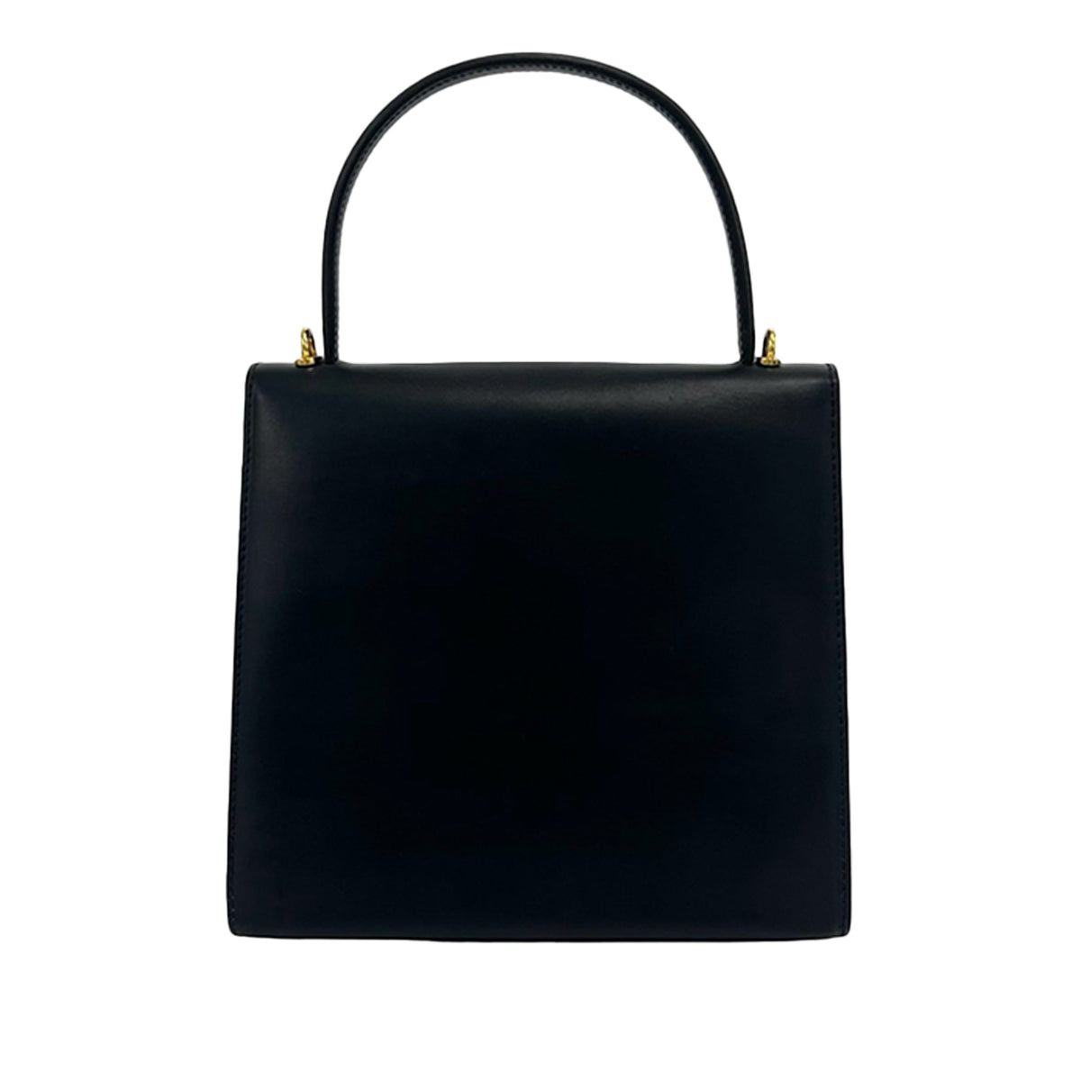 Celine Leather Top Handle Bag