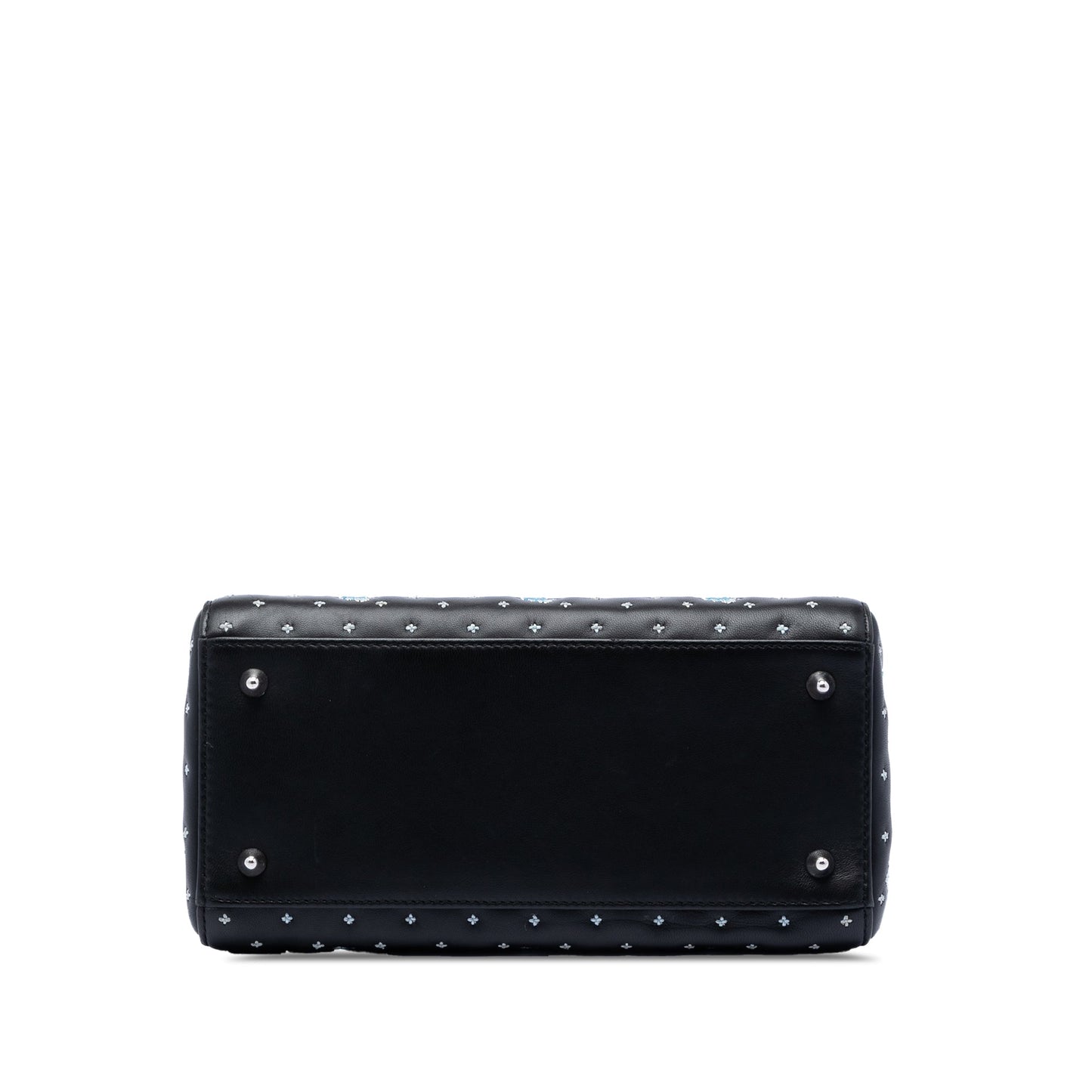 Dior Medium Calfskin Embroidered Flower Lady Dior