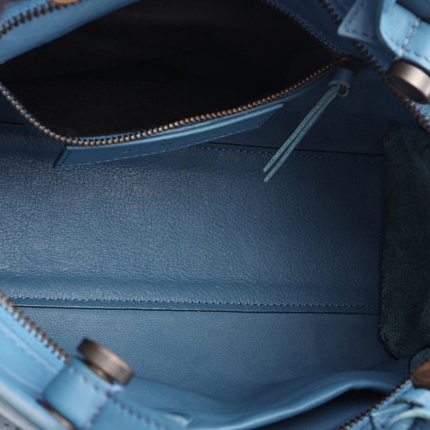 Balenciaga Calfskin Motocross Blackout City Satchel S